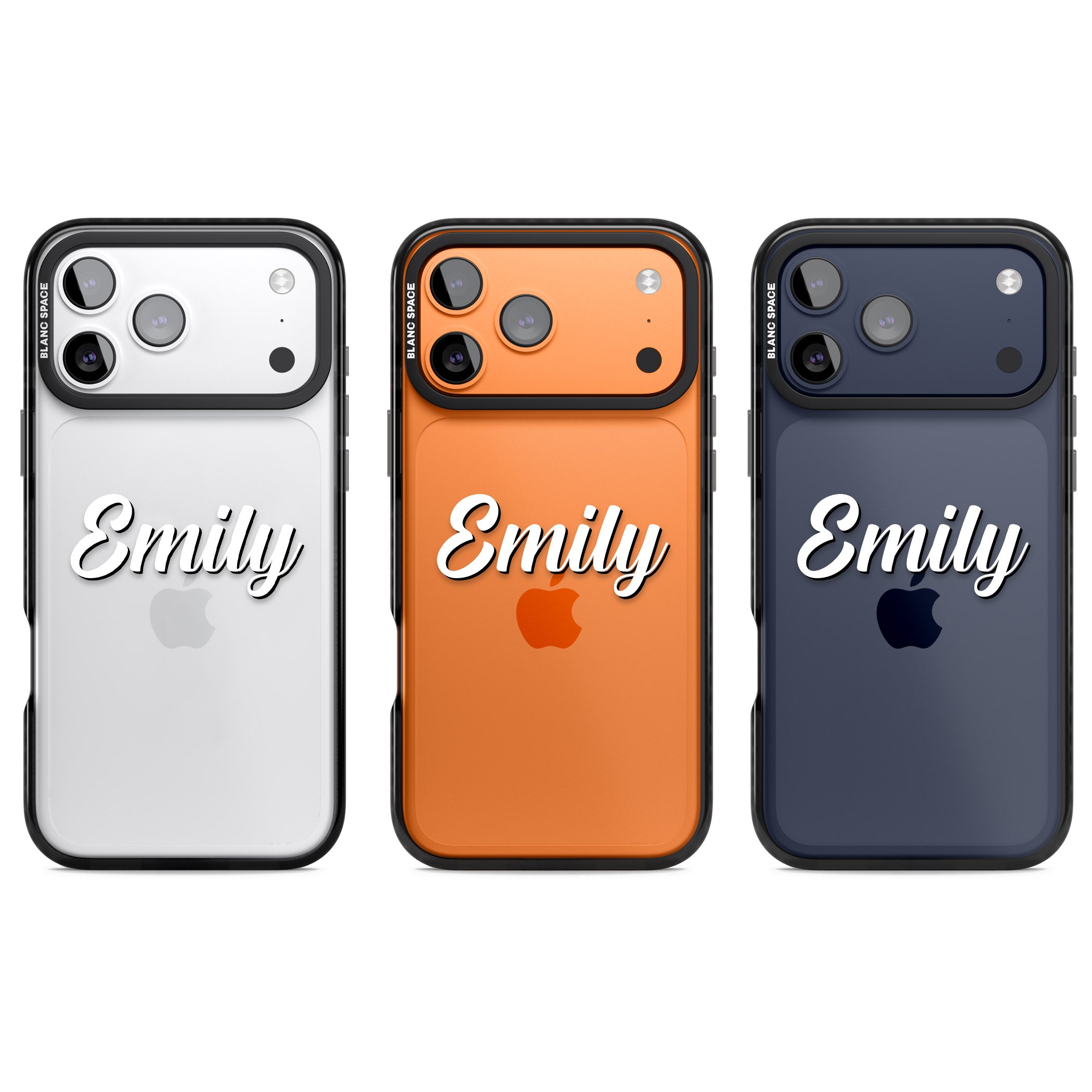 Personalised Cute Name iPhone 17 Pro Impact Black Phone Case APT Impact Protection