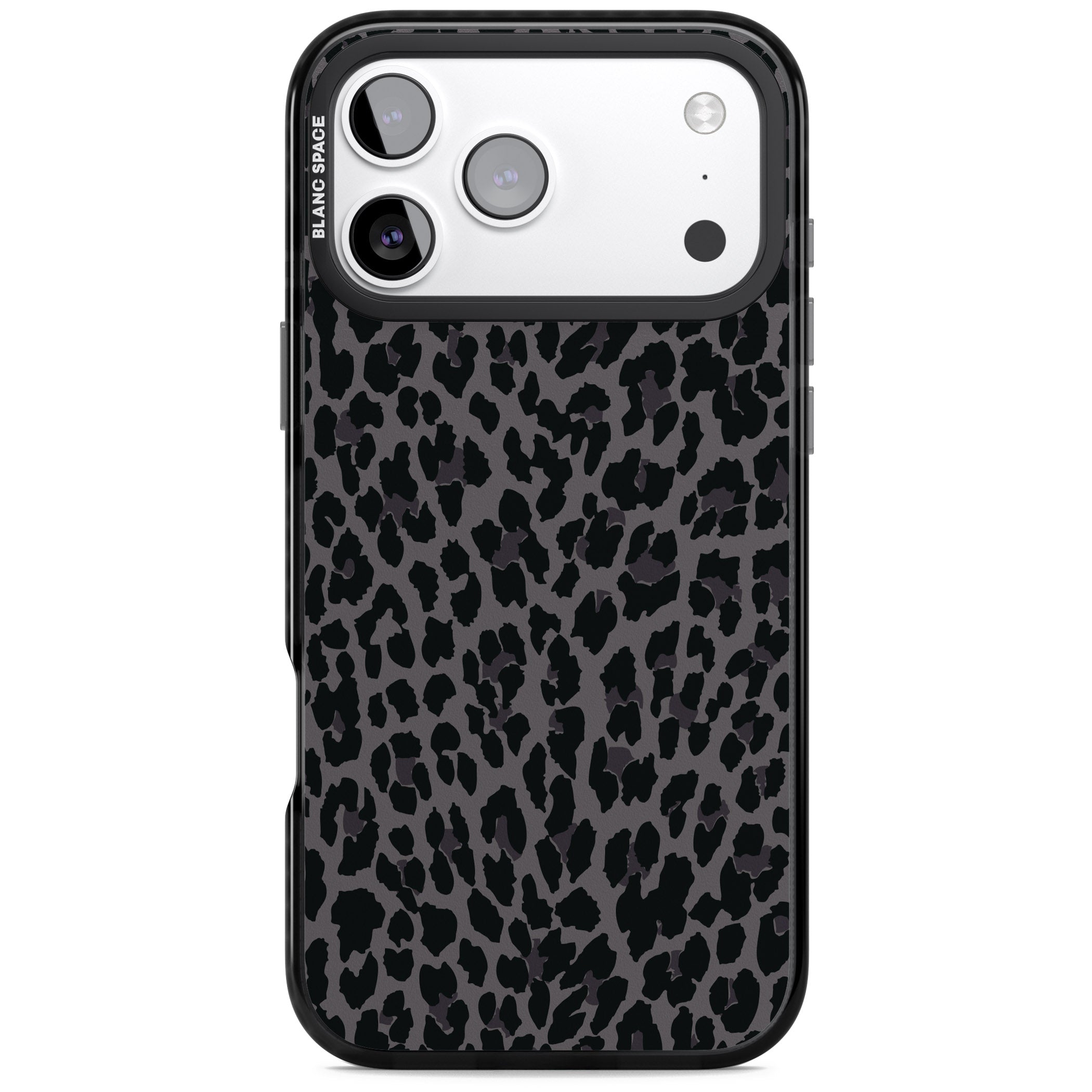 Dark Animal Print iPhone 17 Pro Impact Black Phone Case