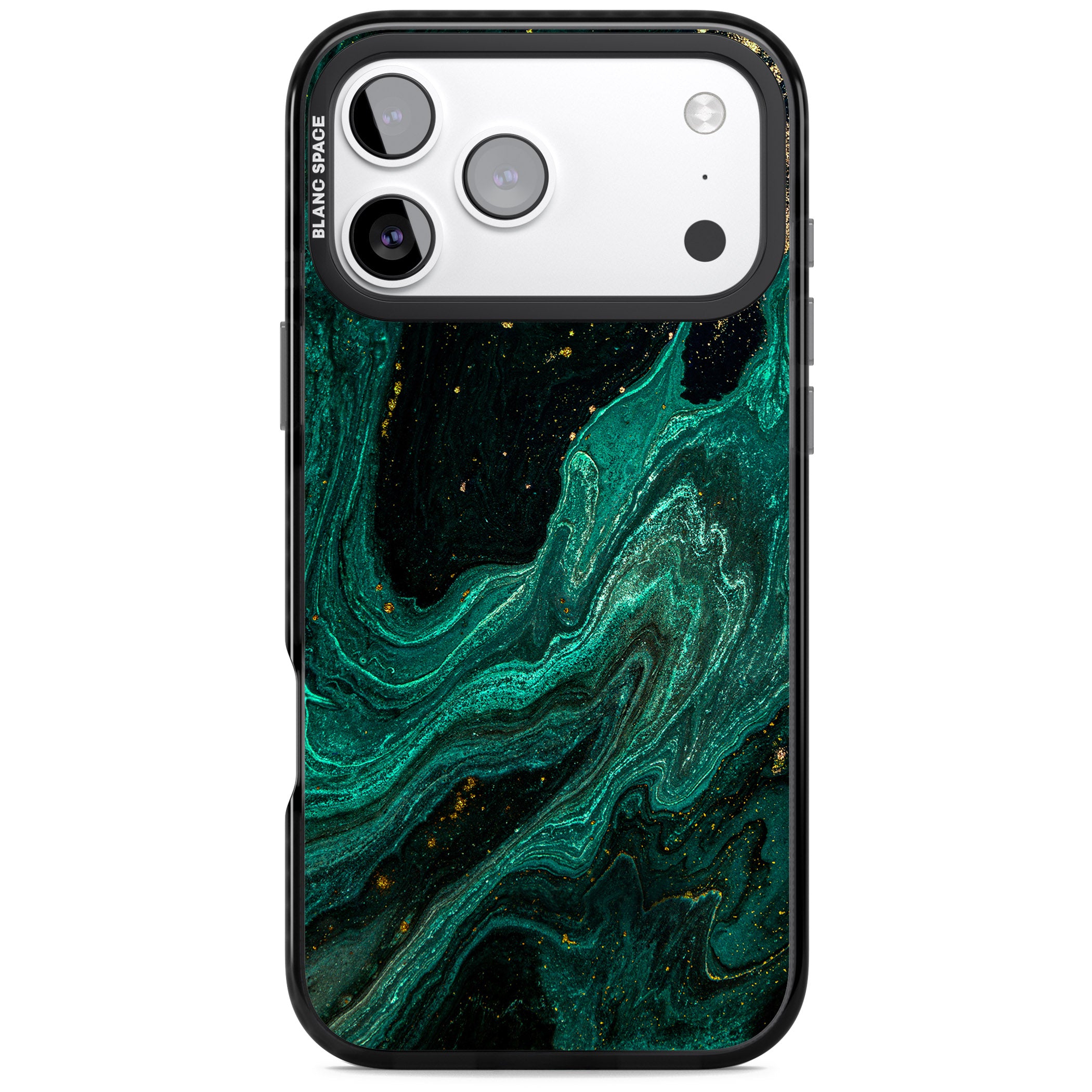 Emerald Lagoon iPhone 17 Pro Impact Black Phone Case