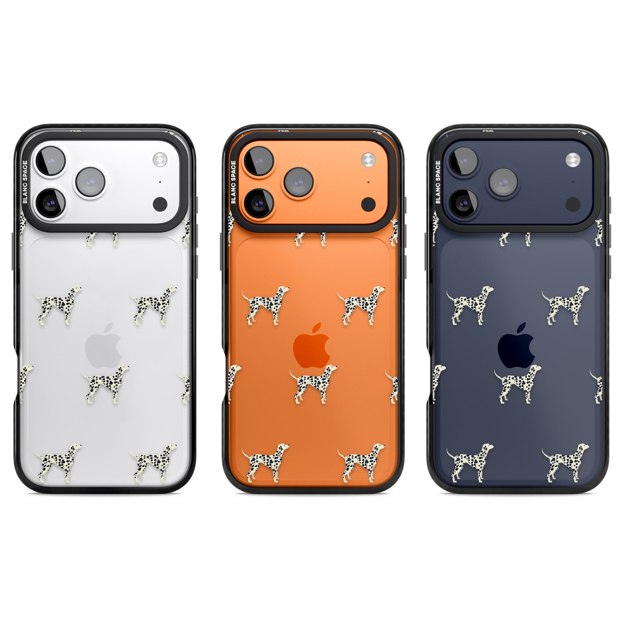 Dalmatian Dog Pattern iPhone 17 Pro Impact Black Phone Case APT Impact Protection