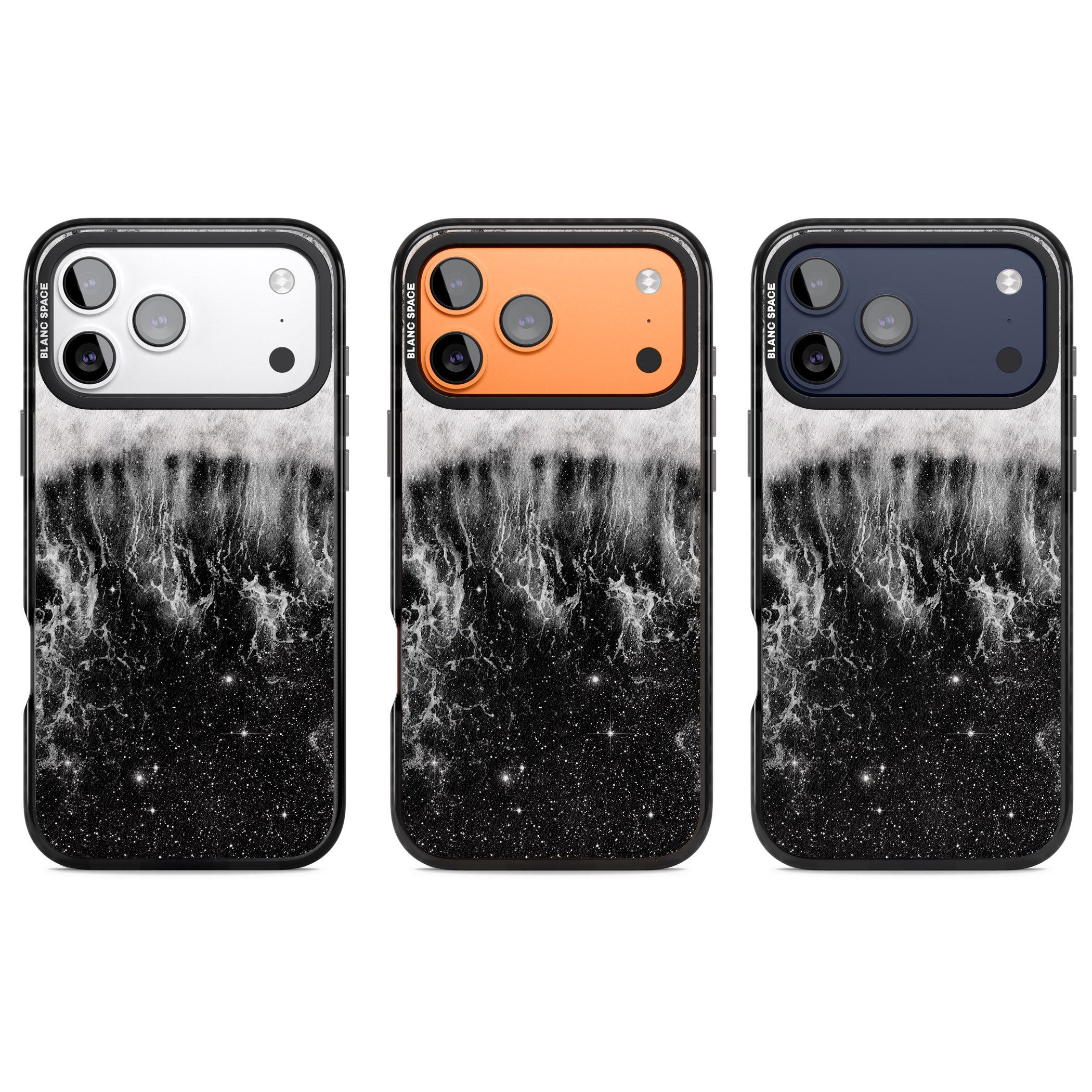 Deep Wave iPhone 17 Pro Impact Black Phone Case APT Impact Protection