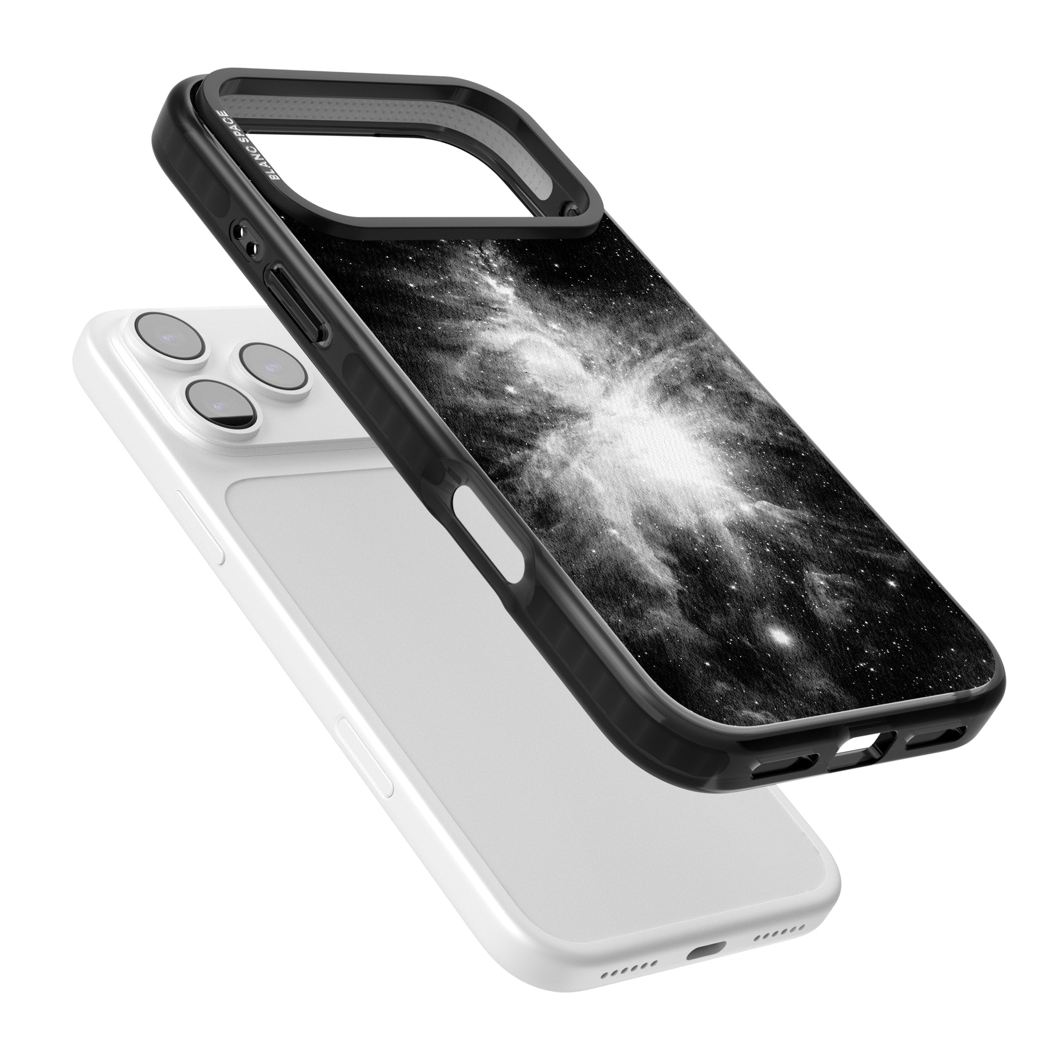 Galaxy Swirl iPhone 17 Pro Impact Black Phone Case Colours