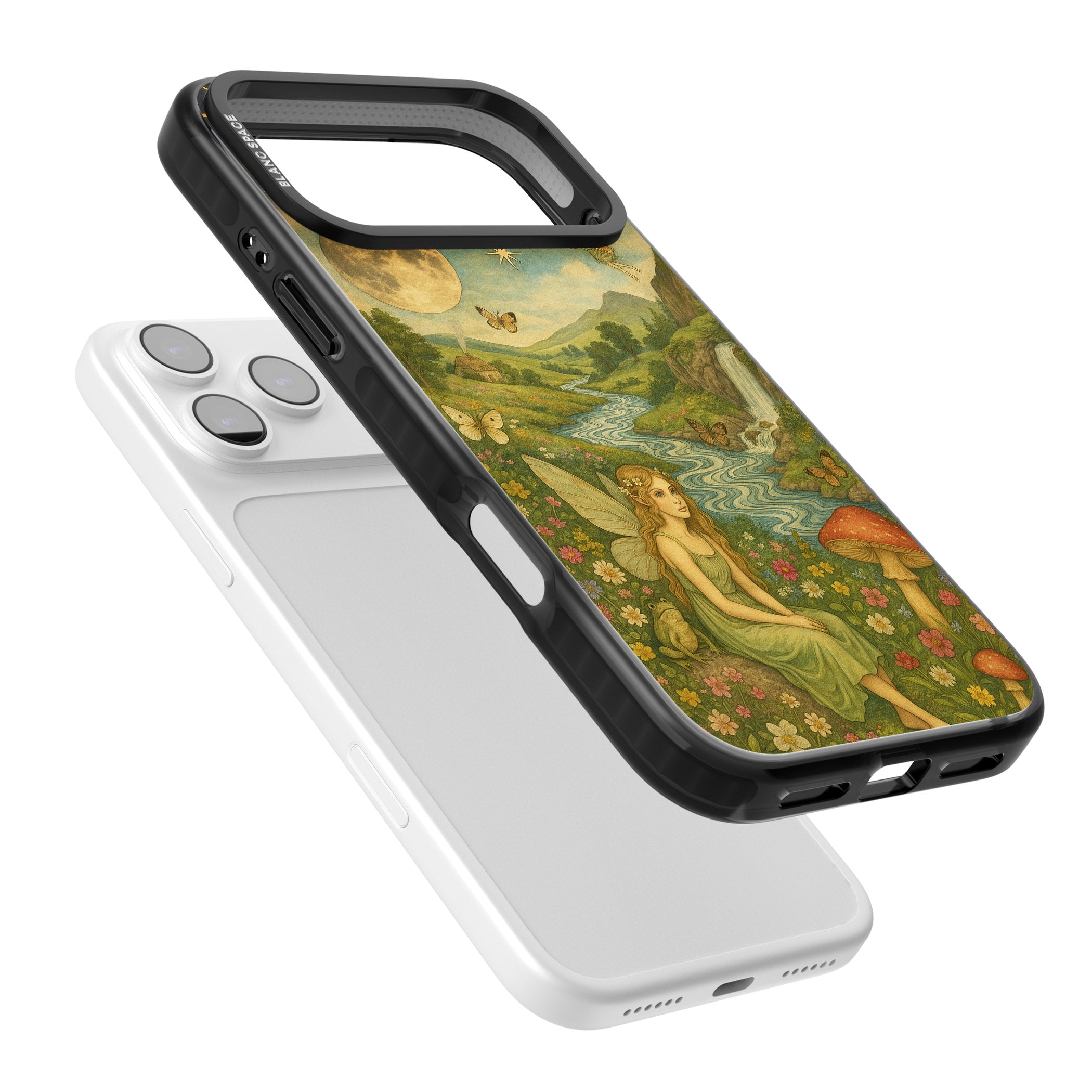 Nature Fairy iPhone 17 Pro Impact Black Phone Case Colours