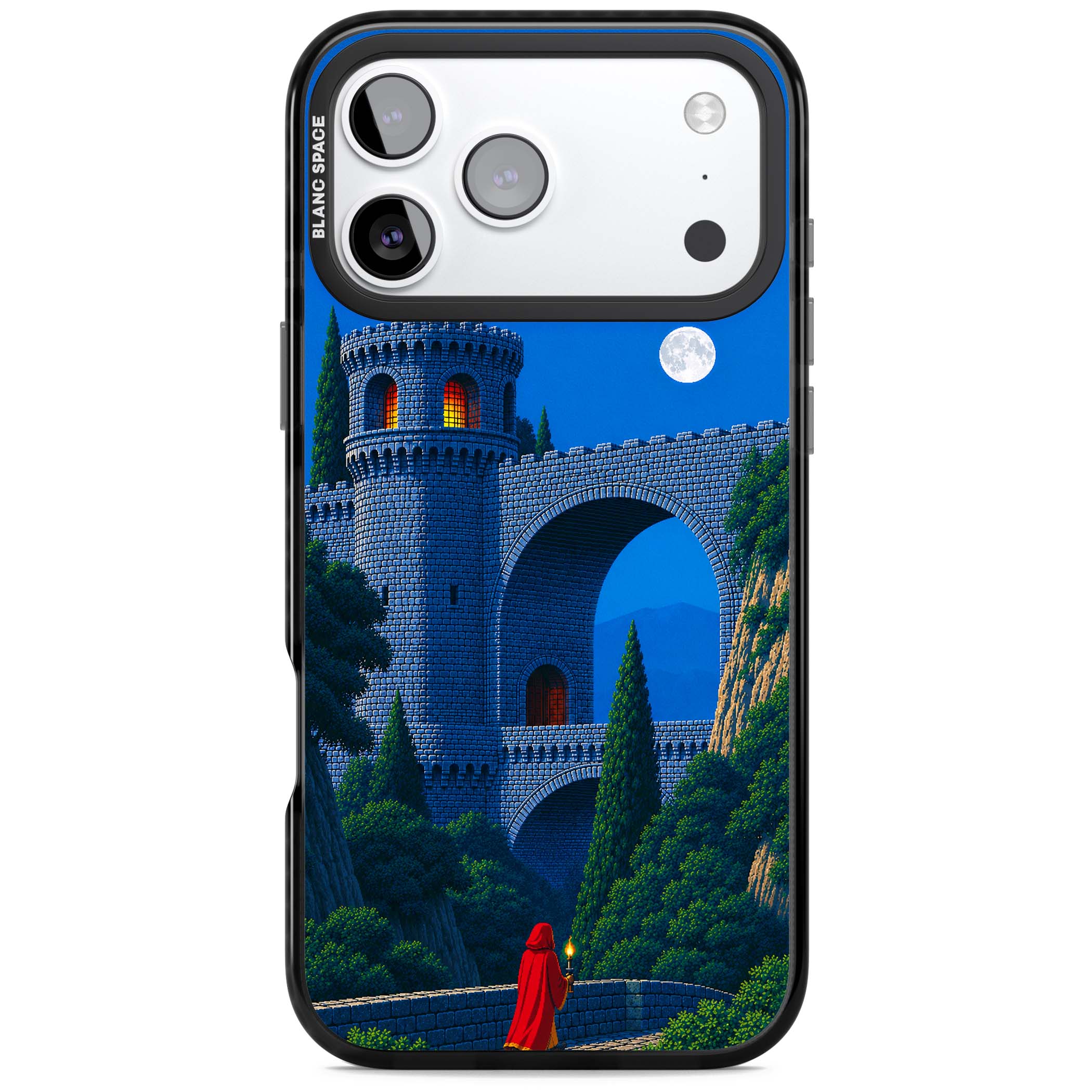 Castle Walls art iPhone case | Clear Impact case for iPhone 17 Pro, iPhone 17 Pro Max