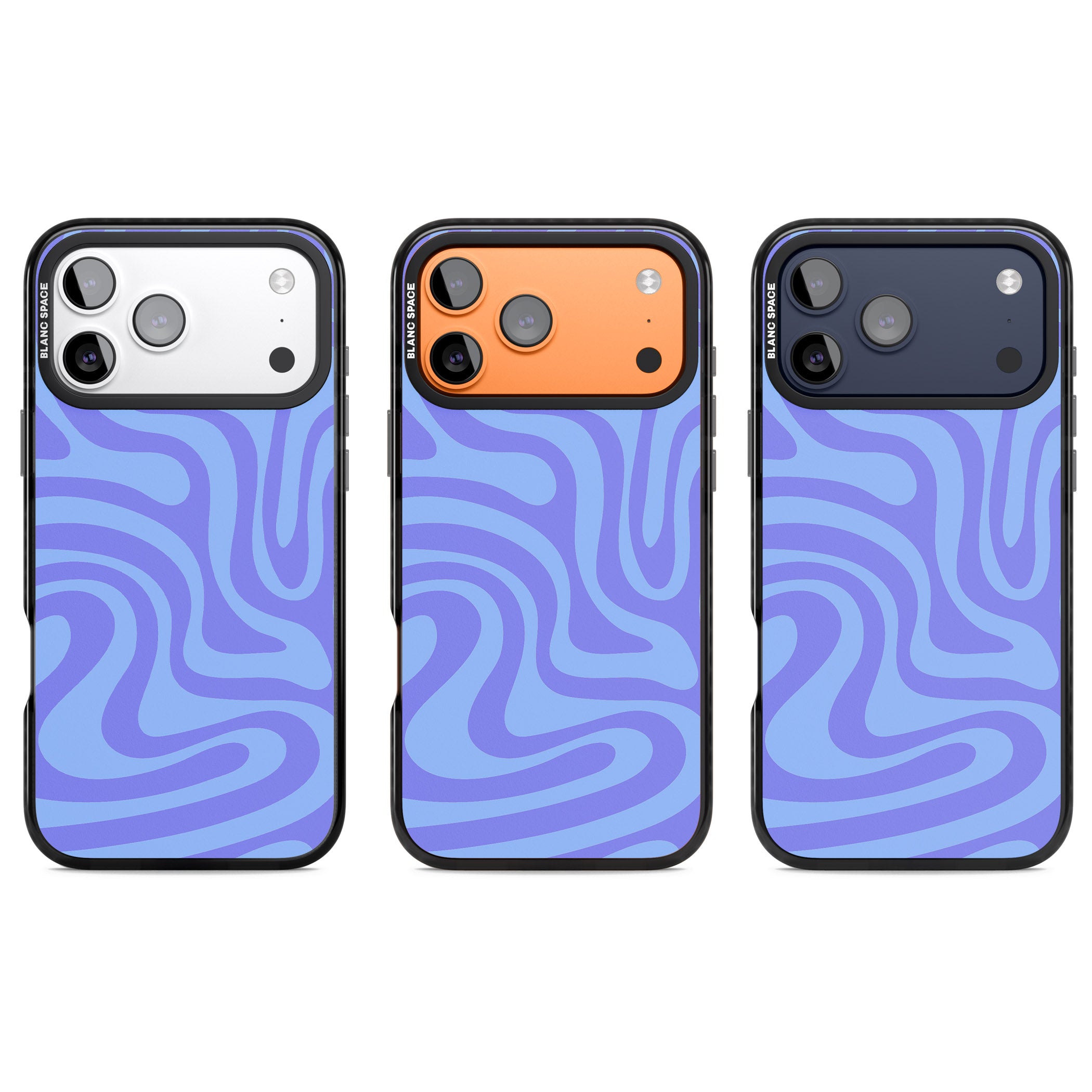 Tranquil Waves iPhone 17 Pro Impact Black Phone Case APT Impact Protection