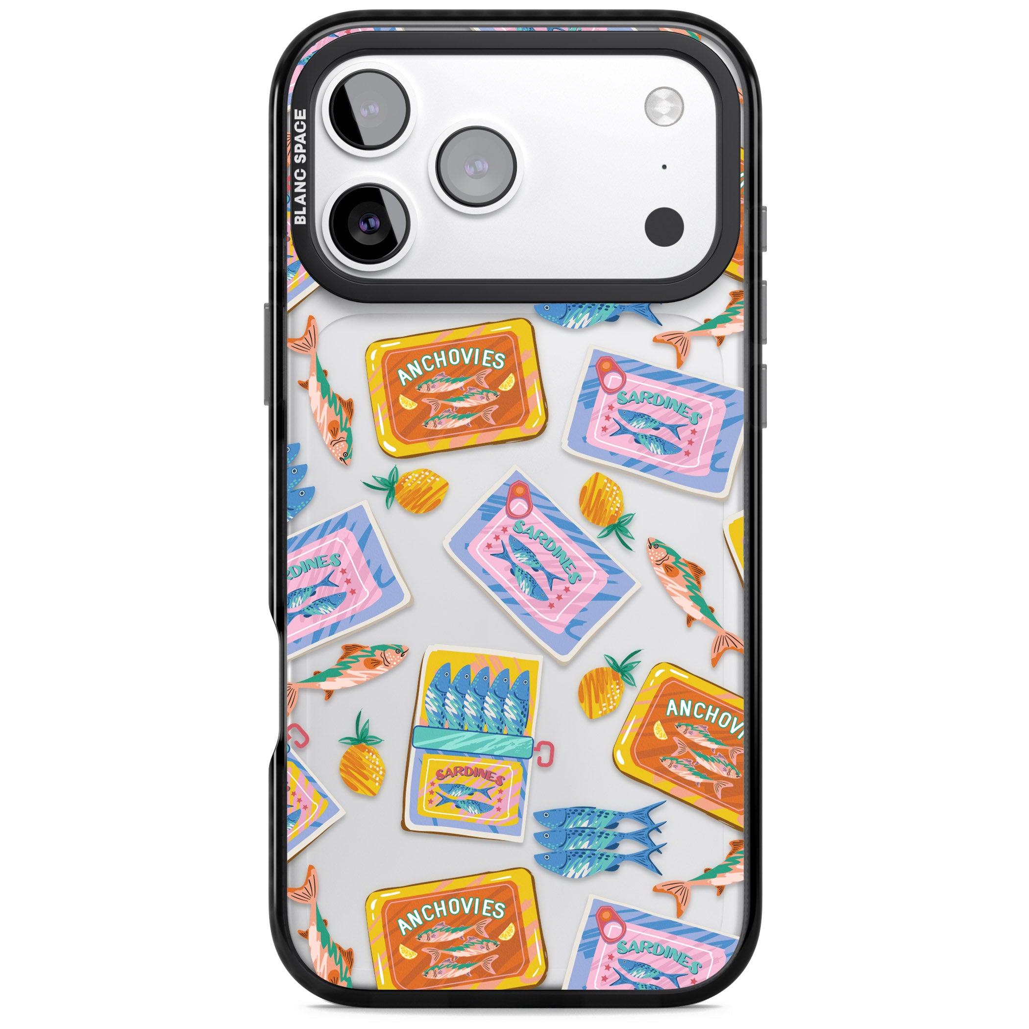 Sardines & Anchovies iPhone 17 Pro Impact Black Phone Case
