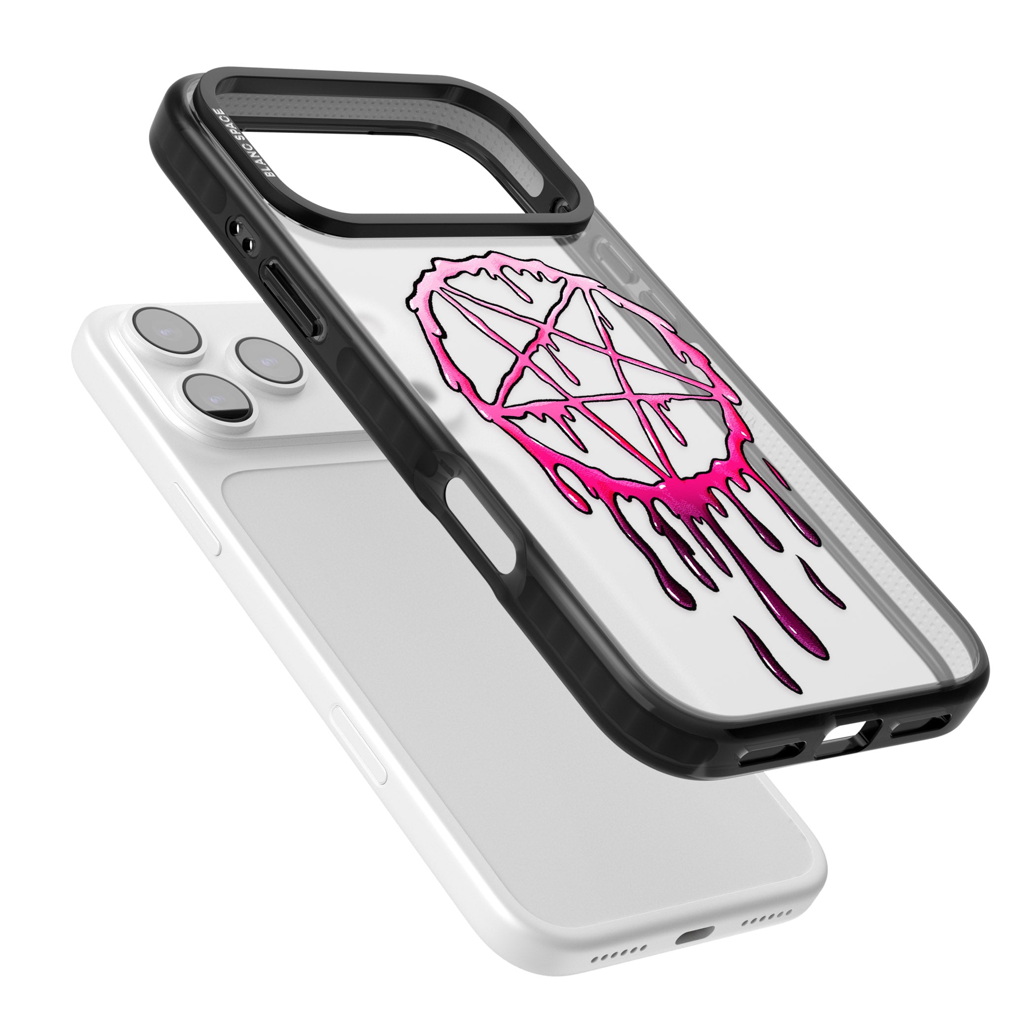 Pentagram Of Blood iPhone 17 Pro Impact Black Phone Case Colours