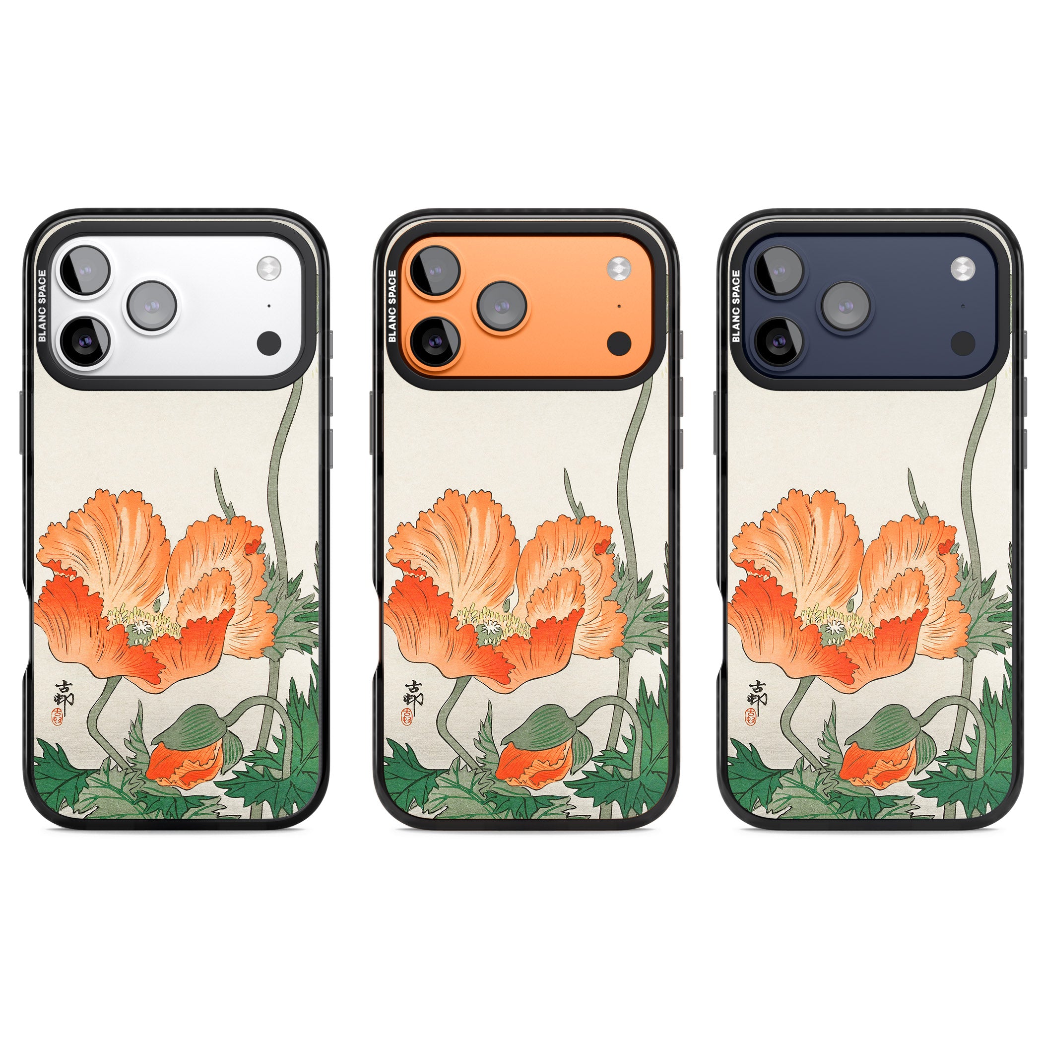 Birds And Plants By Ohara Koson iPhone 17 Pro Impact Black Phone Case APT Impact Protection