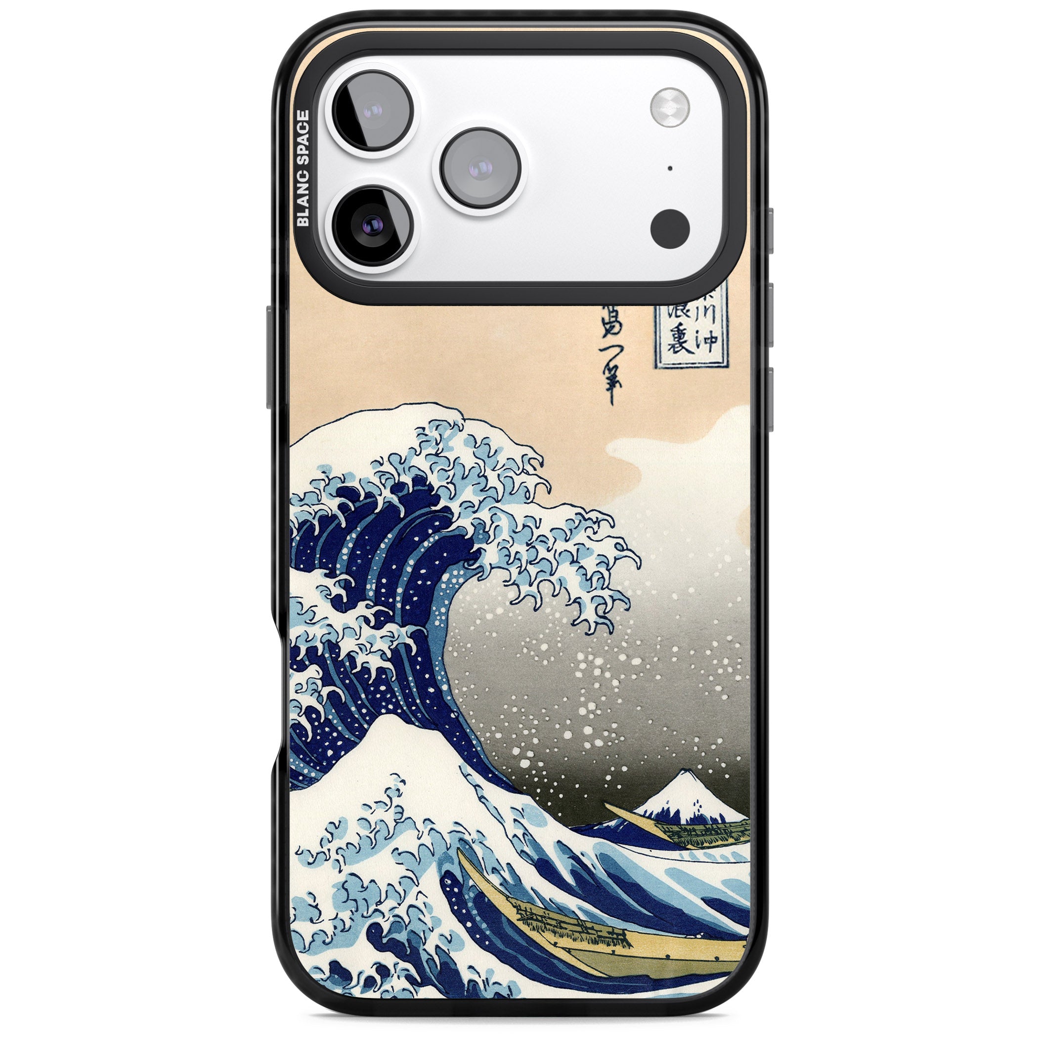 Great Wave iPhone 17 Pro Impact Black Phone Case