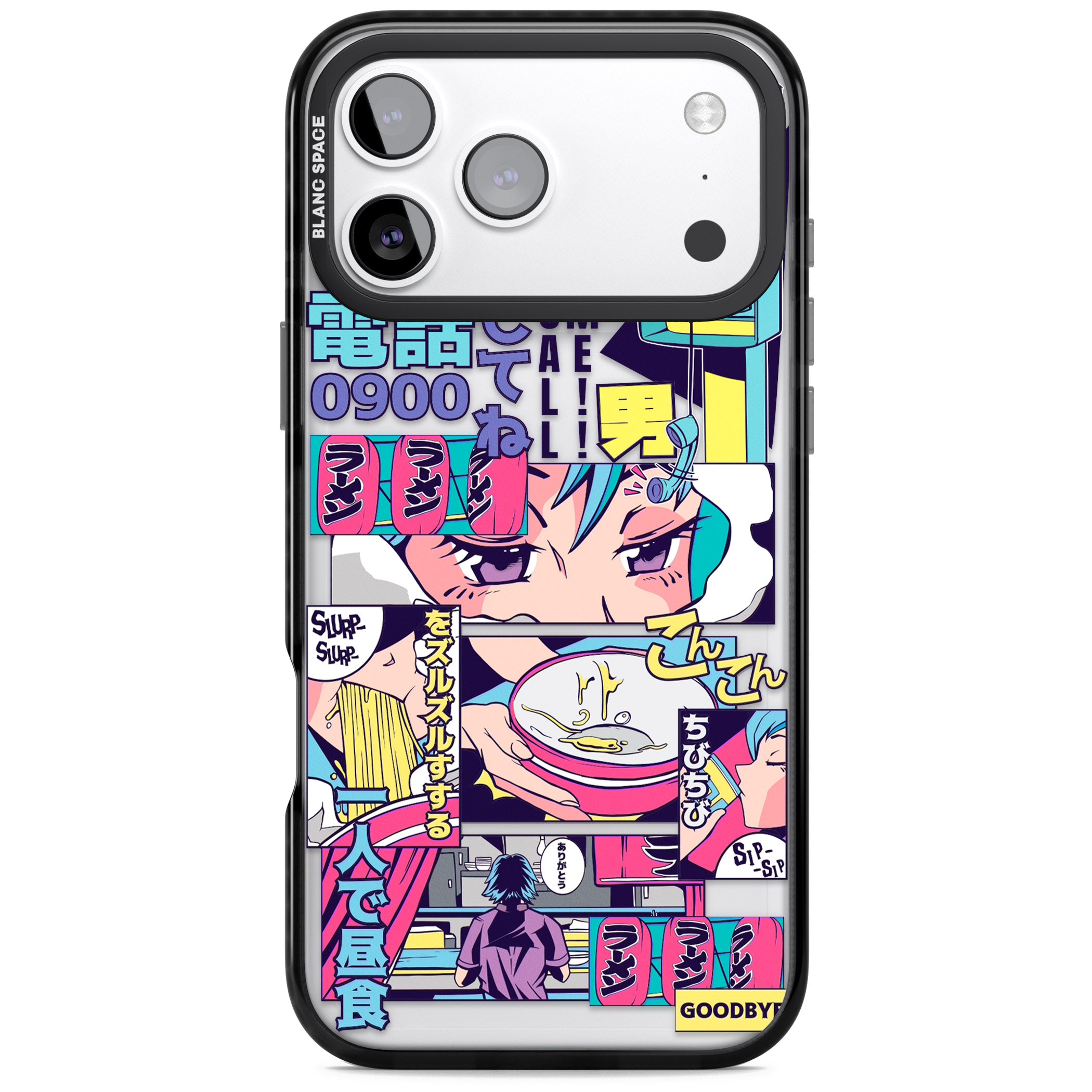 Vibrant Anime Comic iPhone 17 Pro Impact Black Phone Case