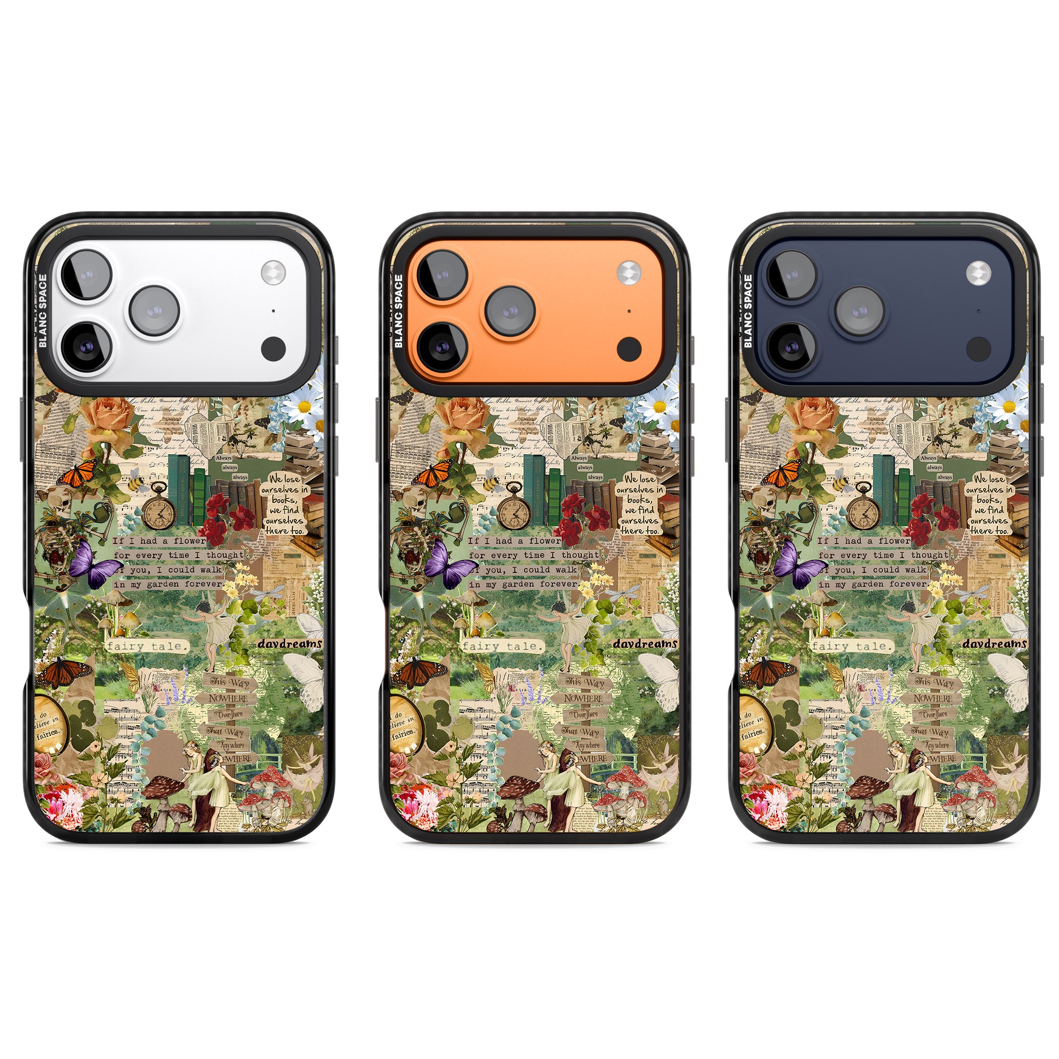 Enchanted Collage iPhone 17 Pro Impact Pro Black Phone Case APT Impact Protection
