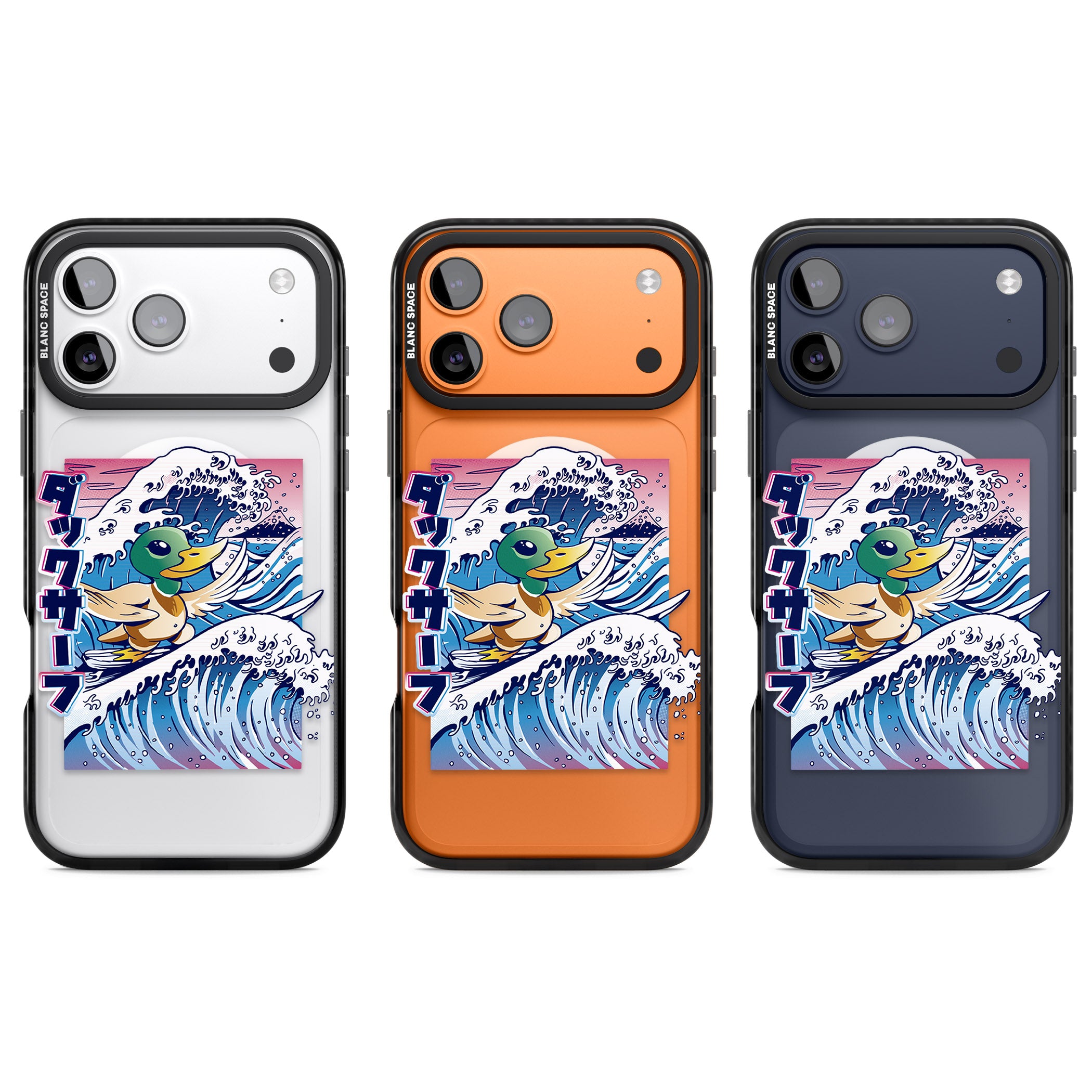 Duck Surf iPhone 17 Pro Impact Pro Black Phone Case APT Impact Protection