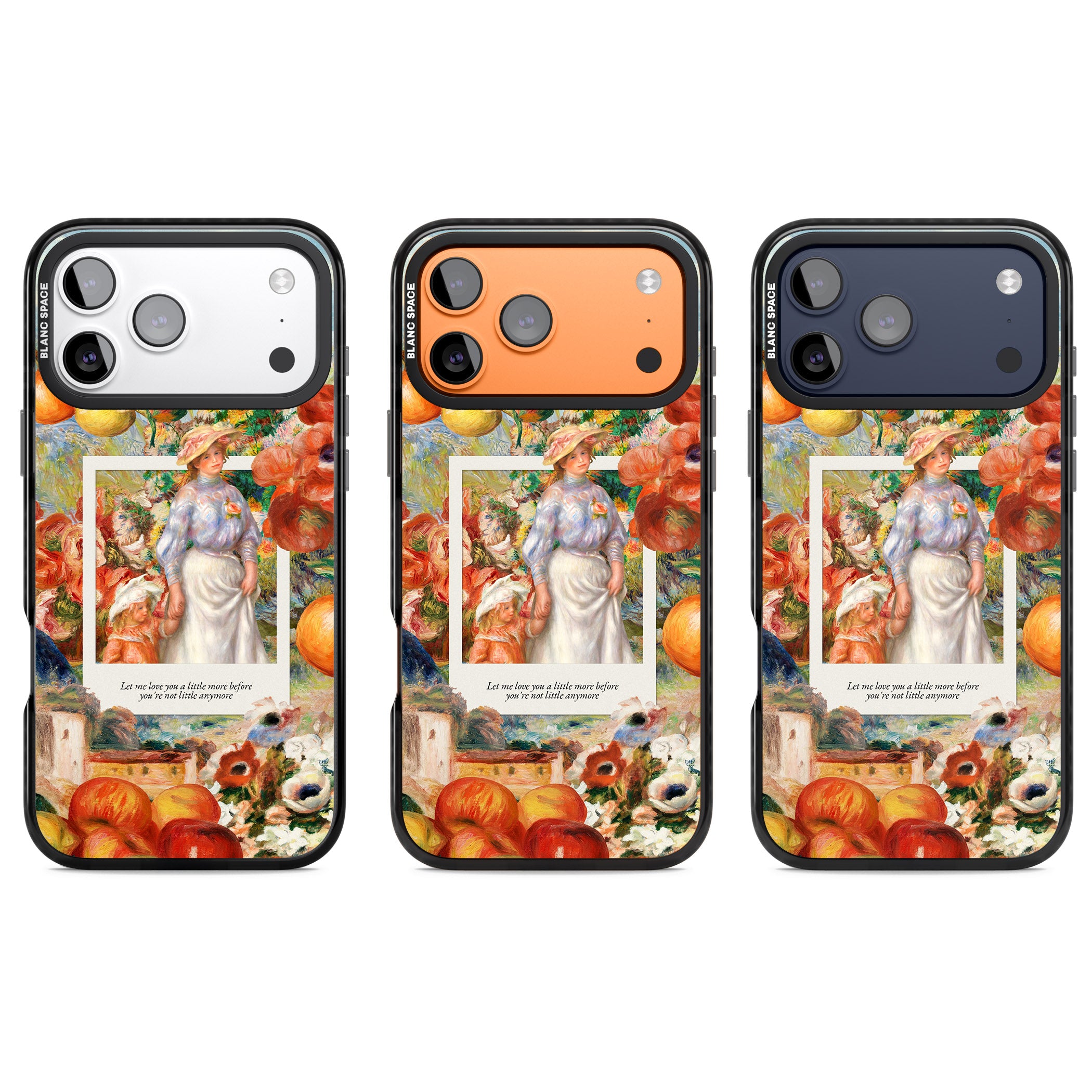 Renoir Mother & Child iPhone 17 Pro Impact Pro Black Phone Case APT Impact Protection