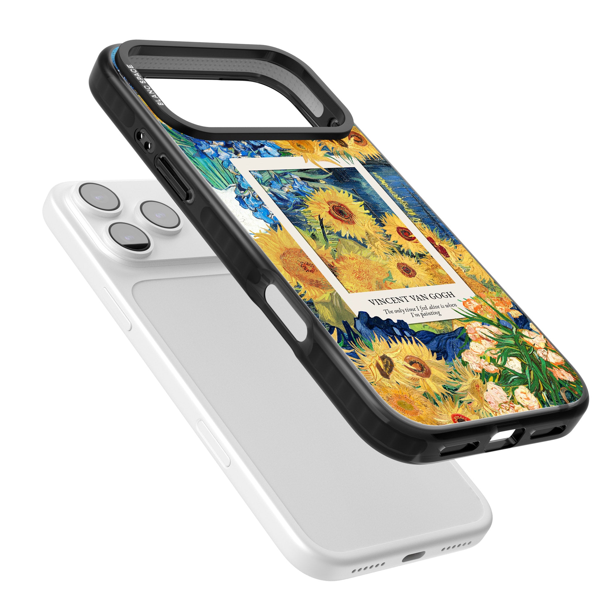 Van Gogh Sunflowers iPhone 17 Pro Impact Pro Black Phone Case Colours