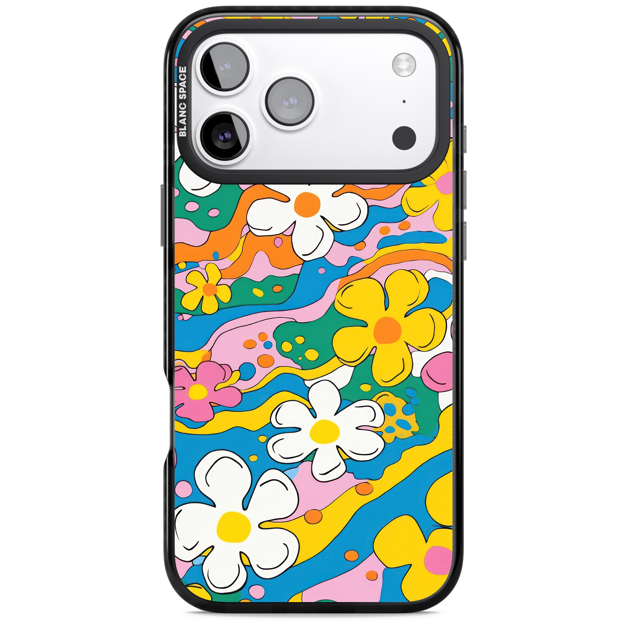 Vibrant Bloom iPhone 17 Pro Max Impact Pro Black Phone Case