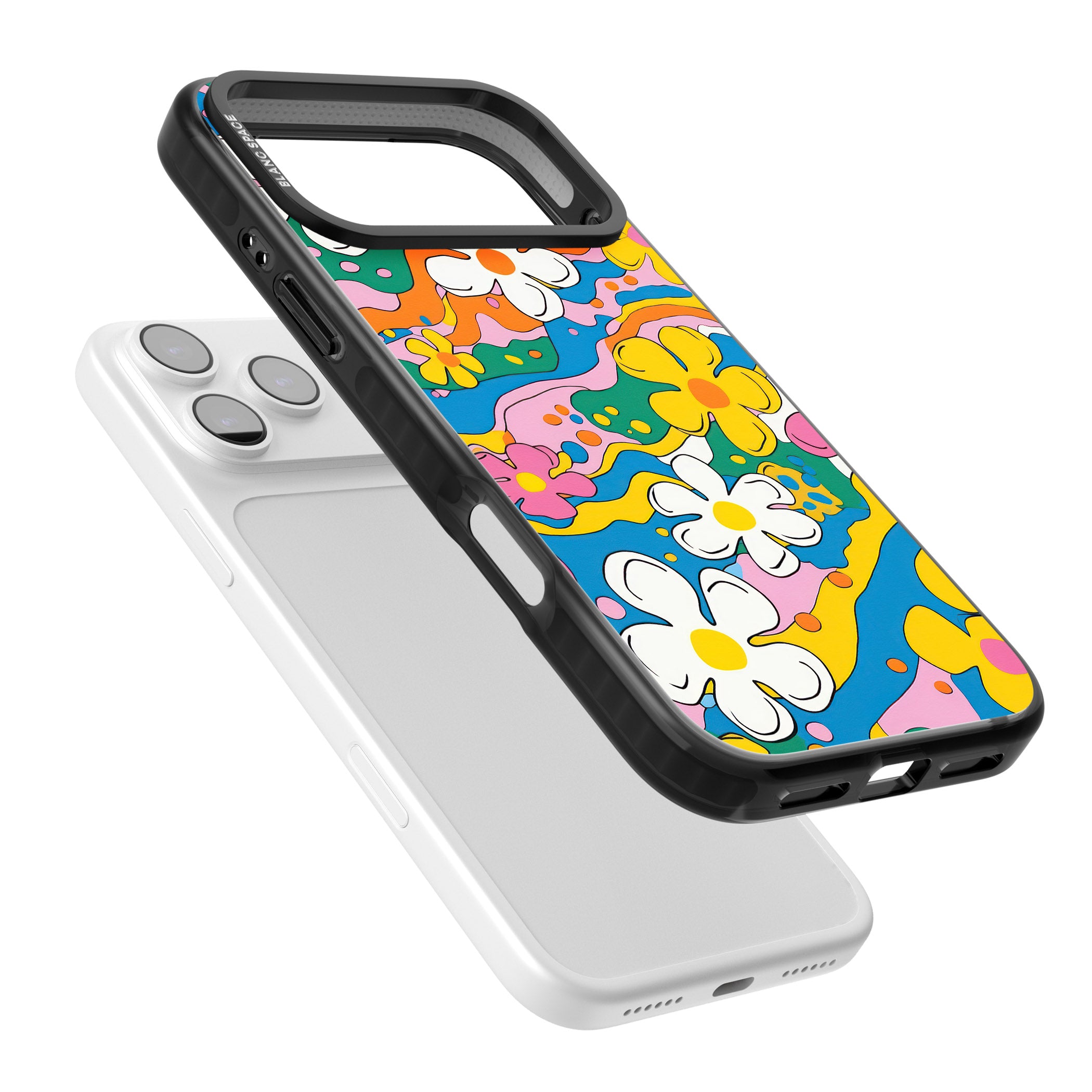 Vibrant Bloom iPhone 17 Pro Impact Pro Black Phone Case Colours