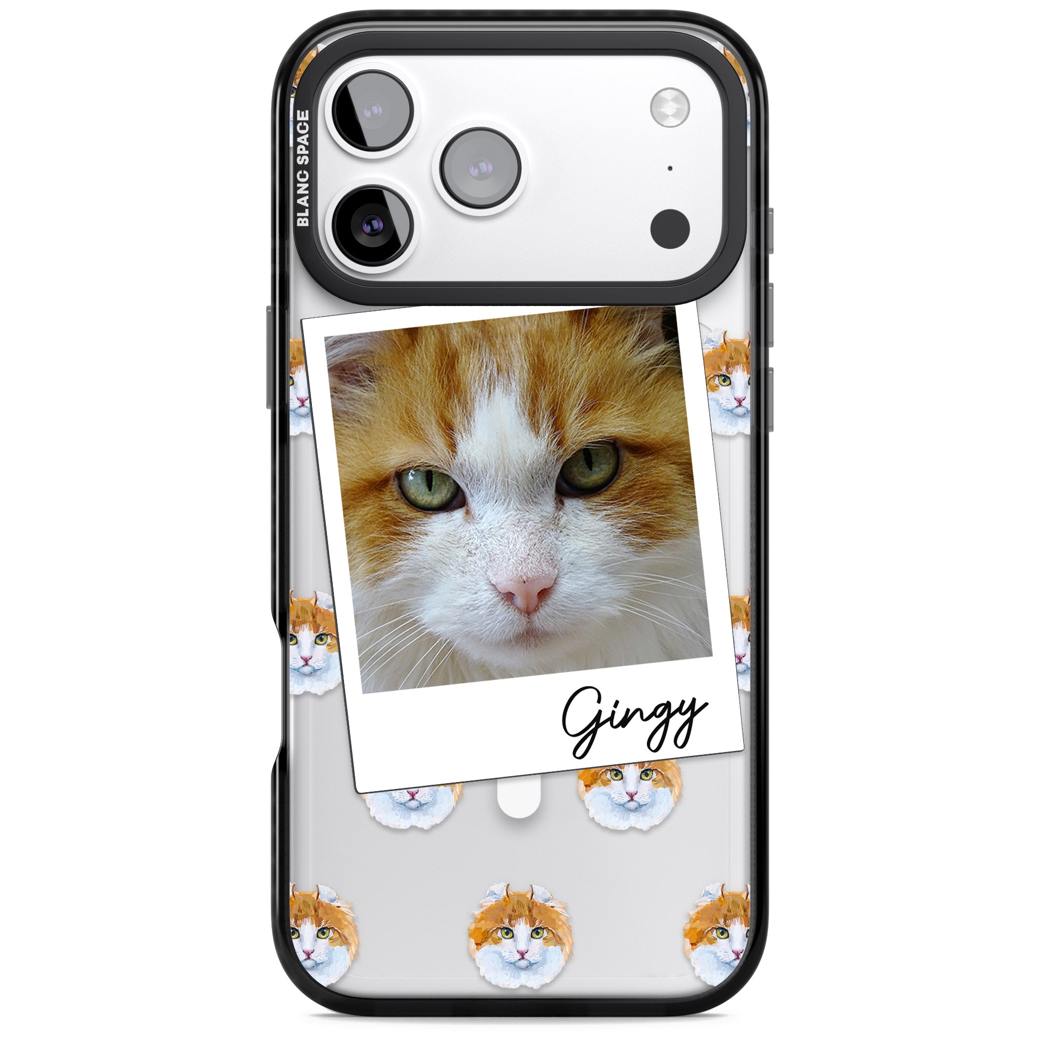 Personalised American Curl Photo iPhone 17 Pro Impact Pro Black Phone Case