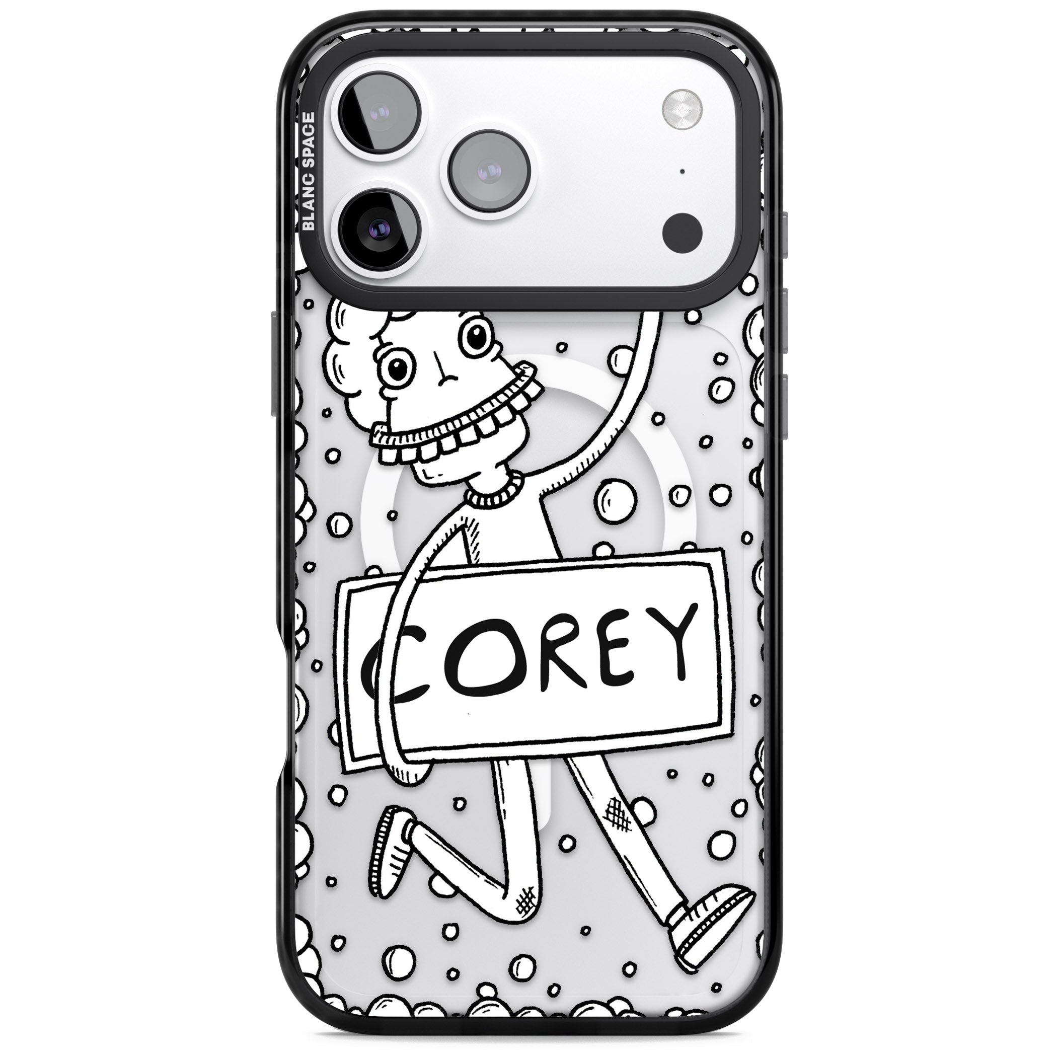 Personalised Banner Boy iPhone 17 Pro Impact Pro Black Phone Case