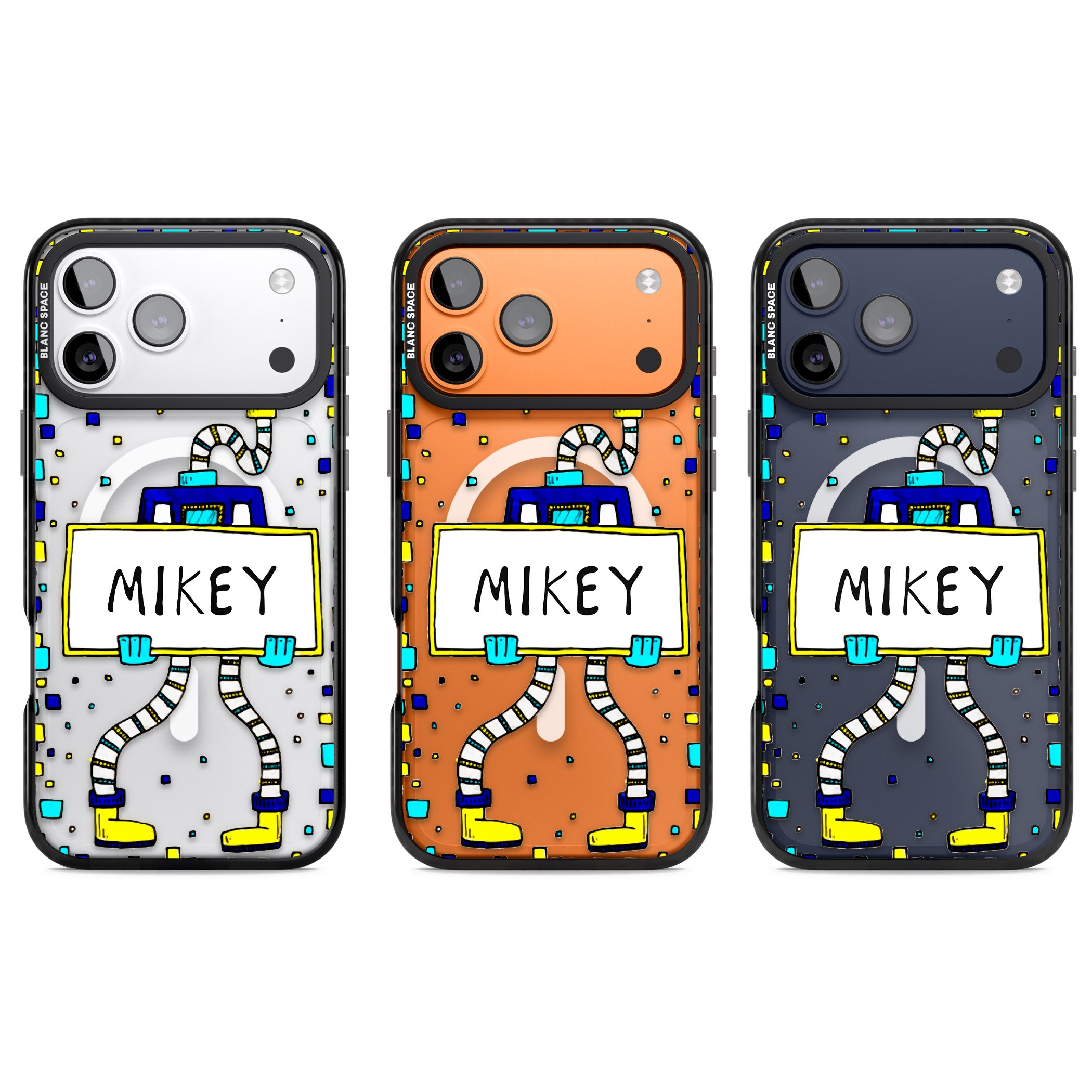 Personalised Tubes Guy iPhone 17 Pro Impact Pro Black Phone Case APT Impact Protection