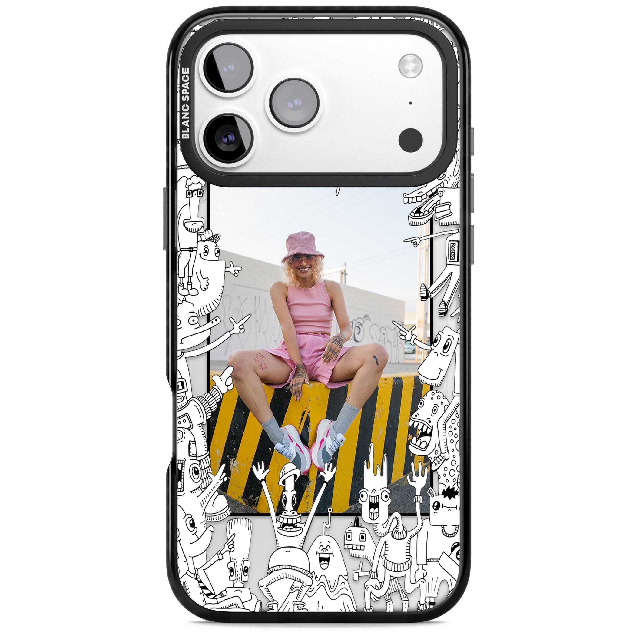 Personalised Look At This Photo Case iPhone 17 Pro Impact Pro Black Phone Case
