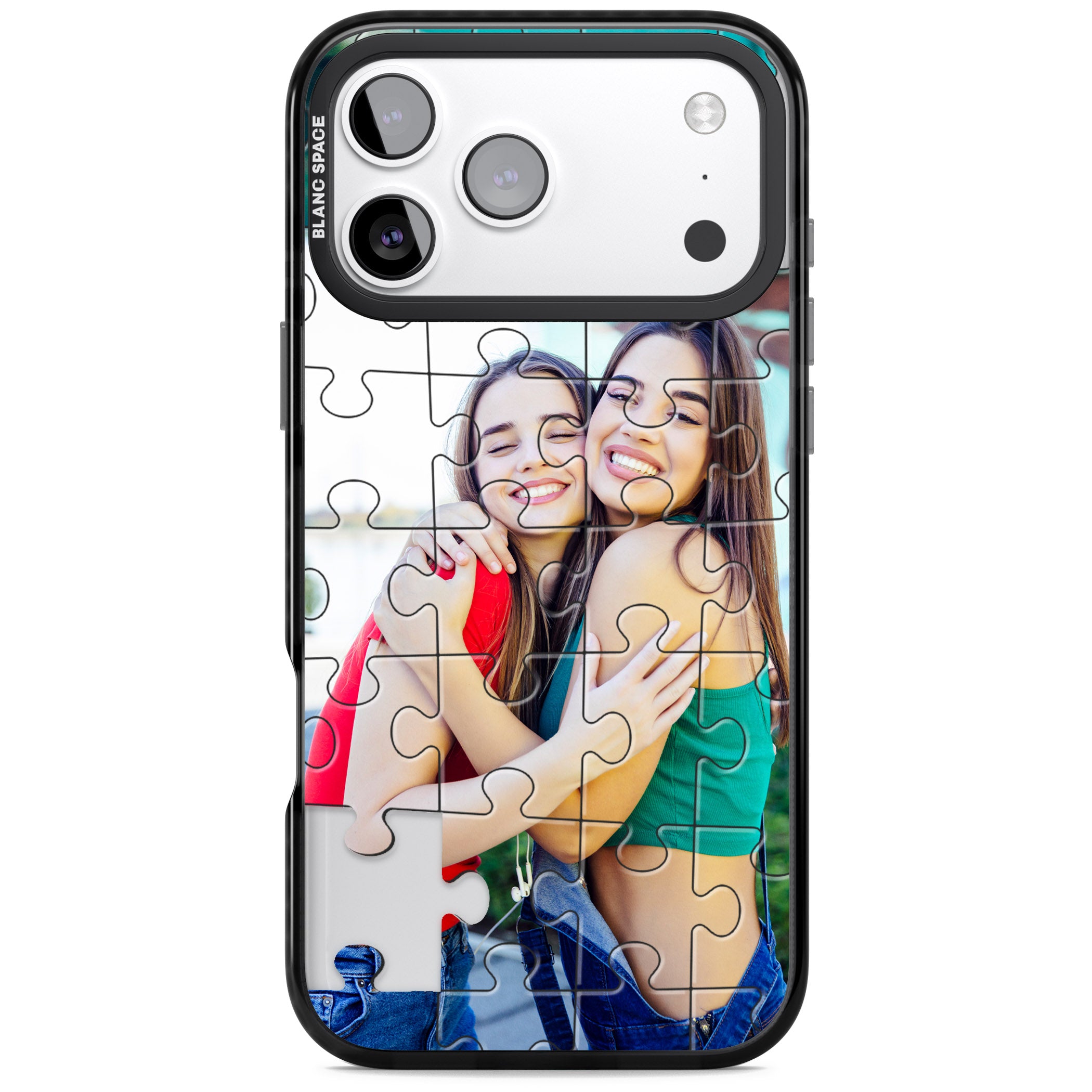 Personalised Jigsaw Puzzle Photo iPhone 17 Pro Impact Pro Black Phone Case