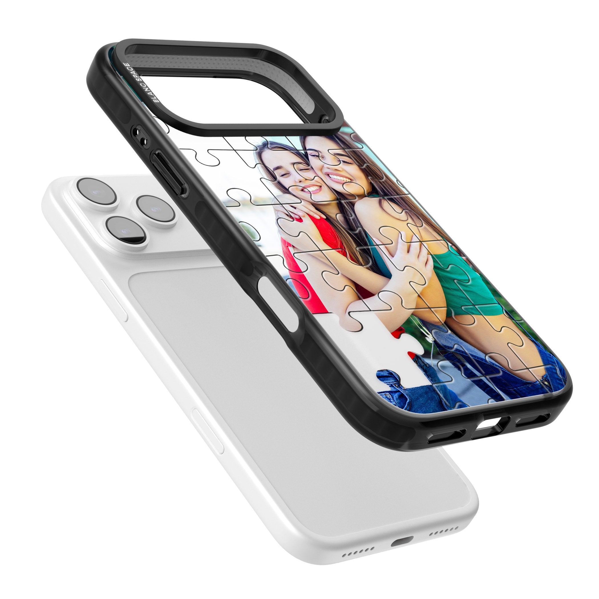 Personalised Jigsaw Puzzle Photo iPhone 17 Pro Impact Pro Black Phone Case Colours