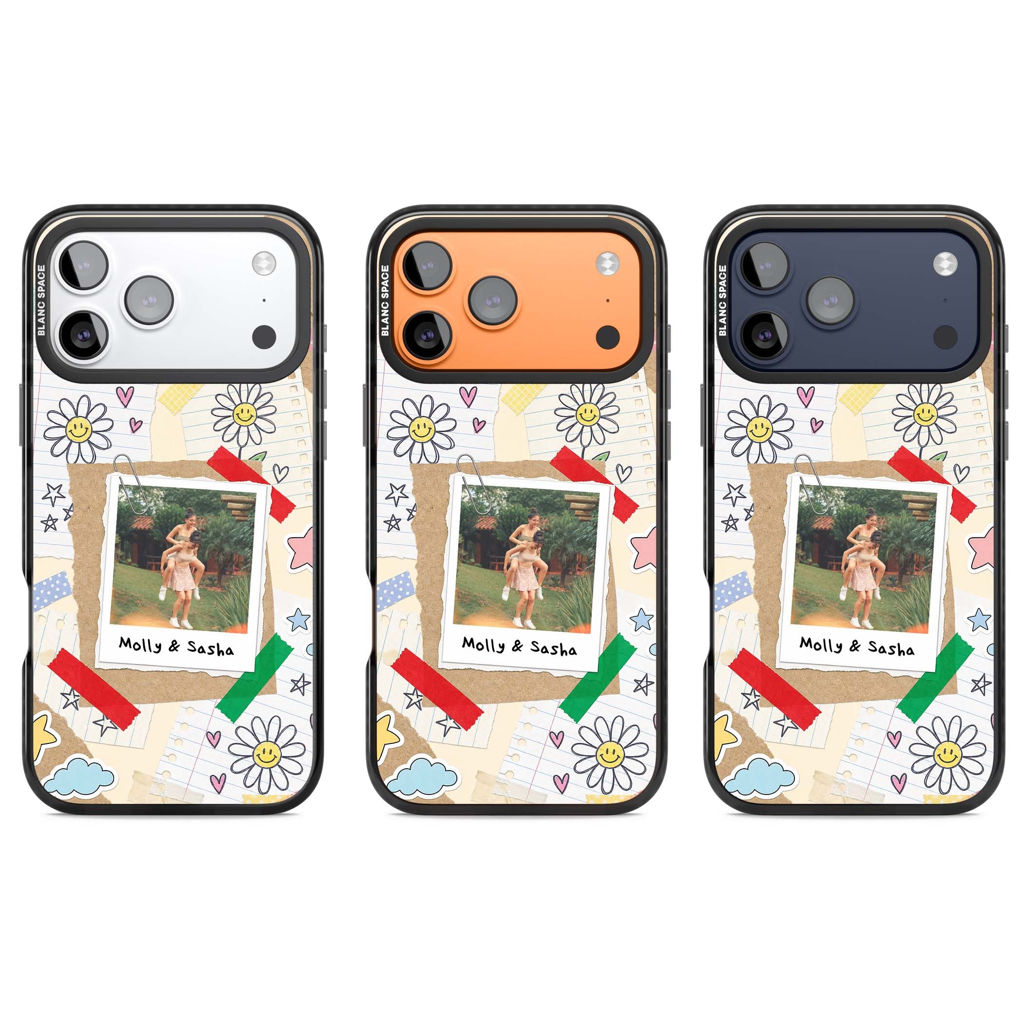 Scrapbook Photo coquette iPhone case | Black Impact Magsafe case for iPhone 17 Pro, iPhone 17 Pro Max
