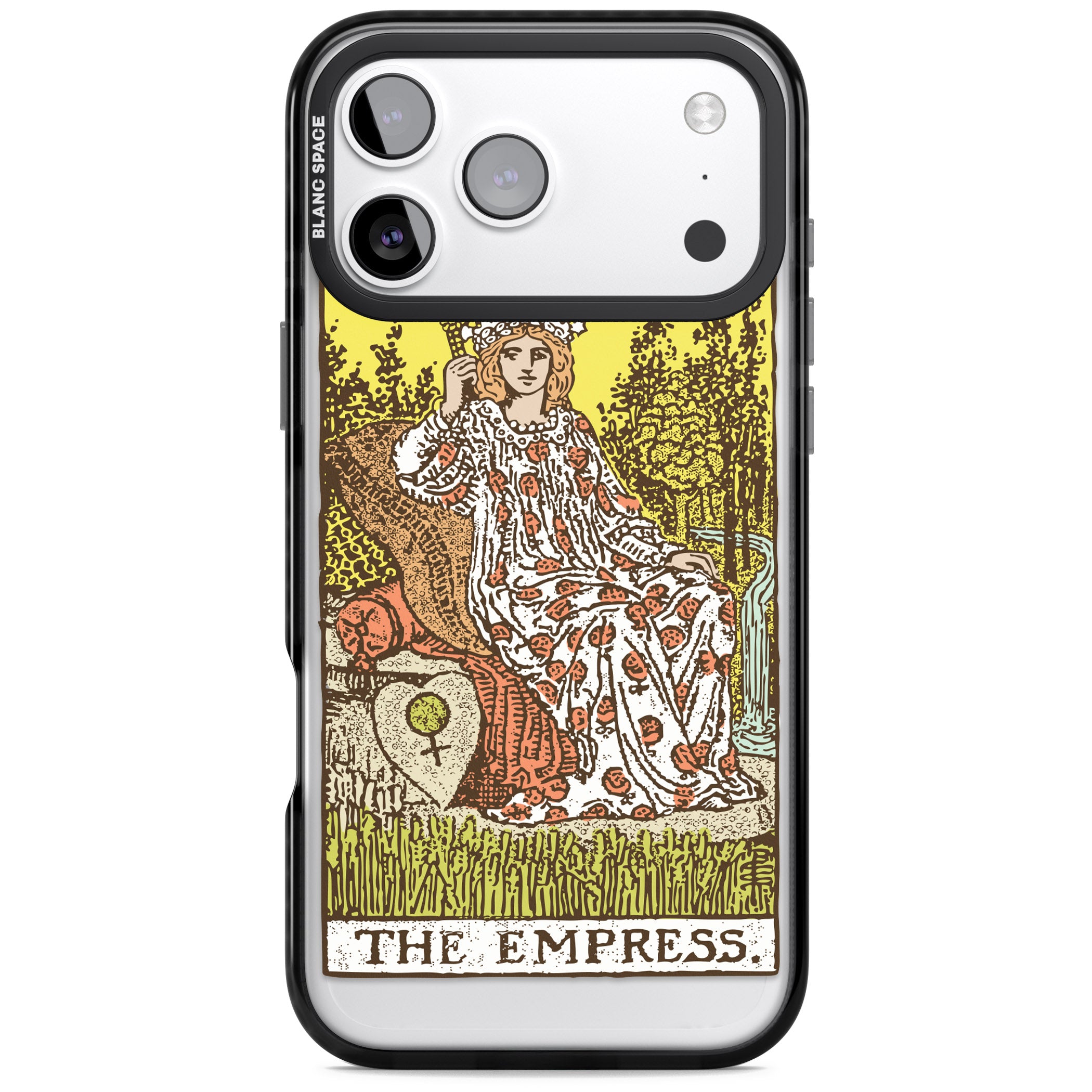 Personalised The Empress Tarot Card (Color) iPhone 17 Pro Impact Pro Black Phone Case