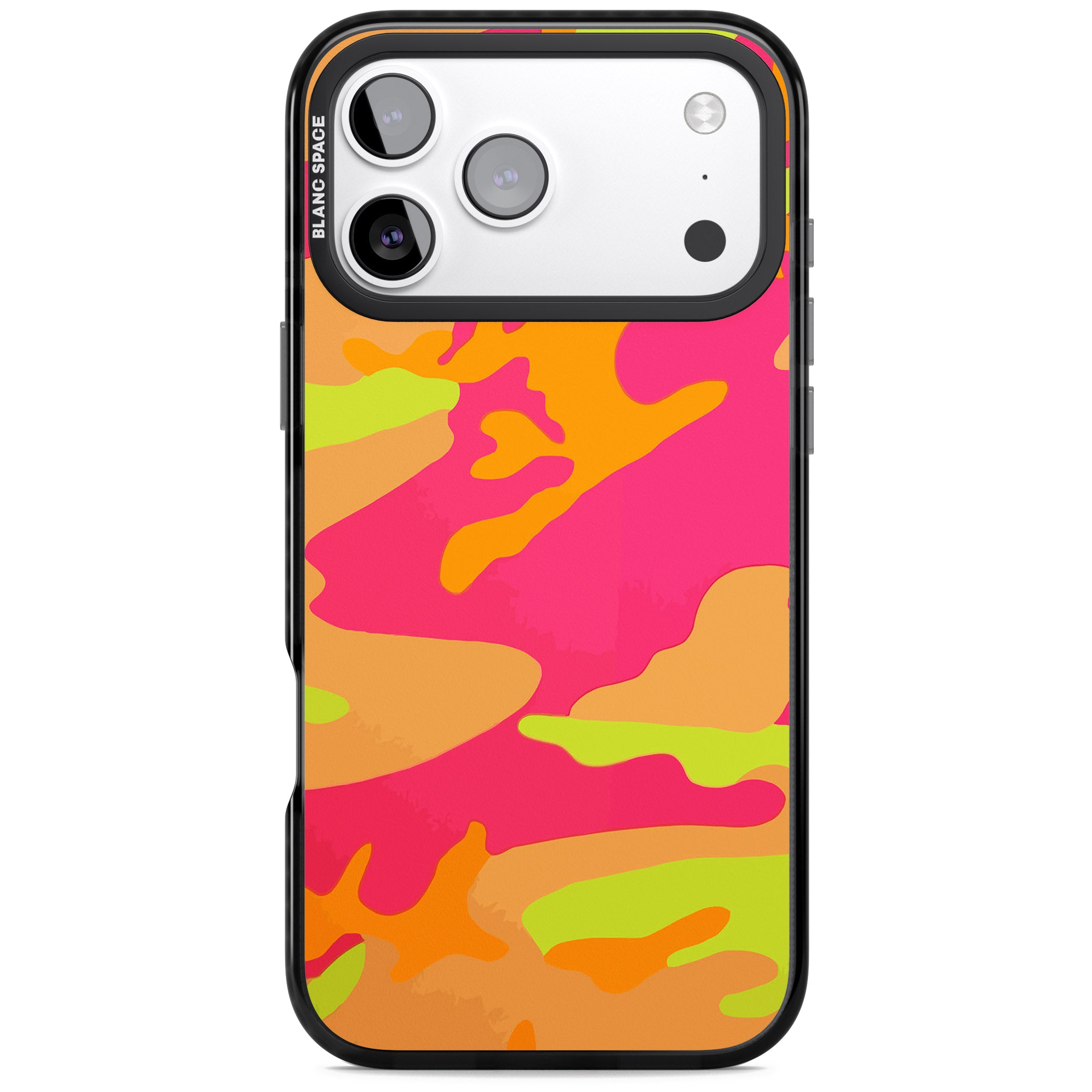 Neon Camo iPhone 17 Pro Max Impact Pro Black Phone Case