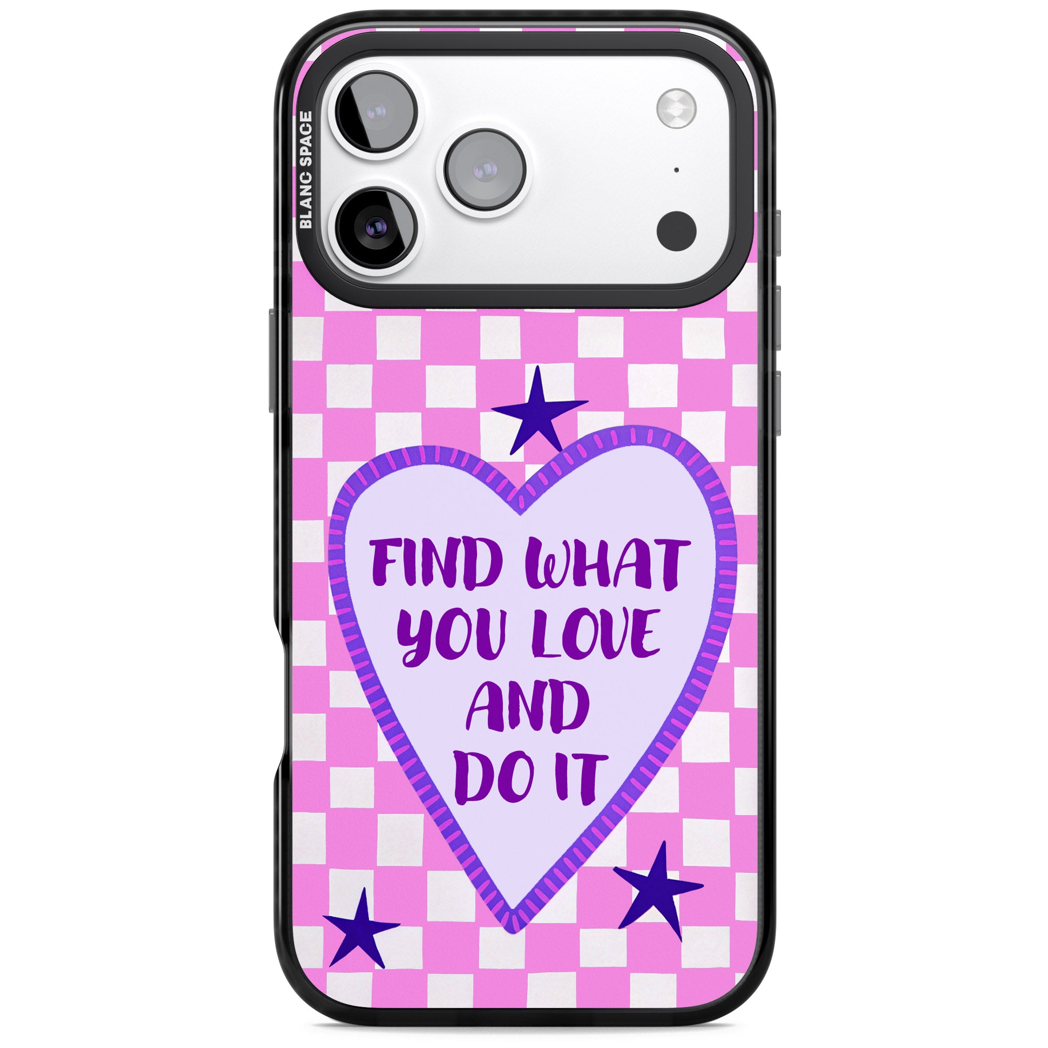Find What You Love iPhone 17 Pro Impact Pro Black Phone Case