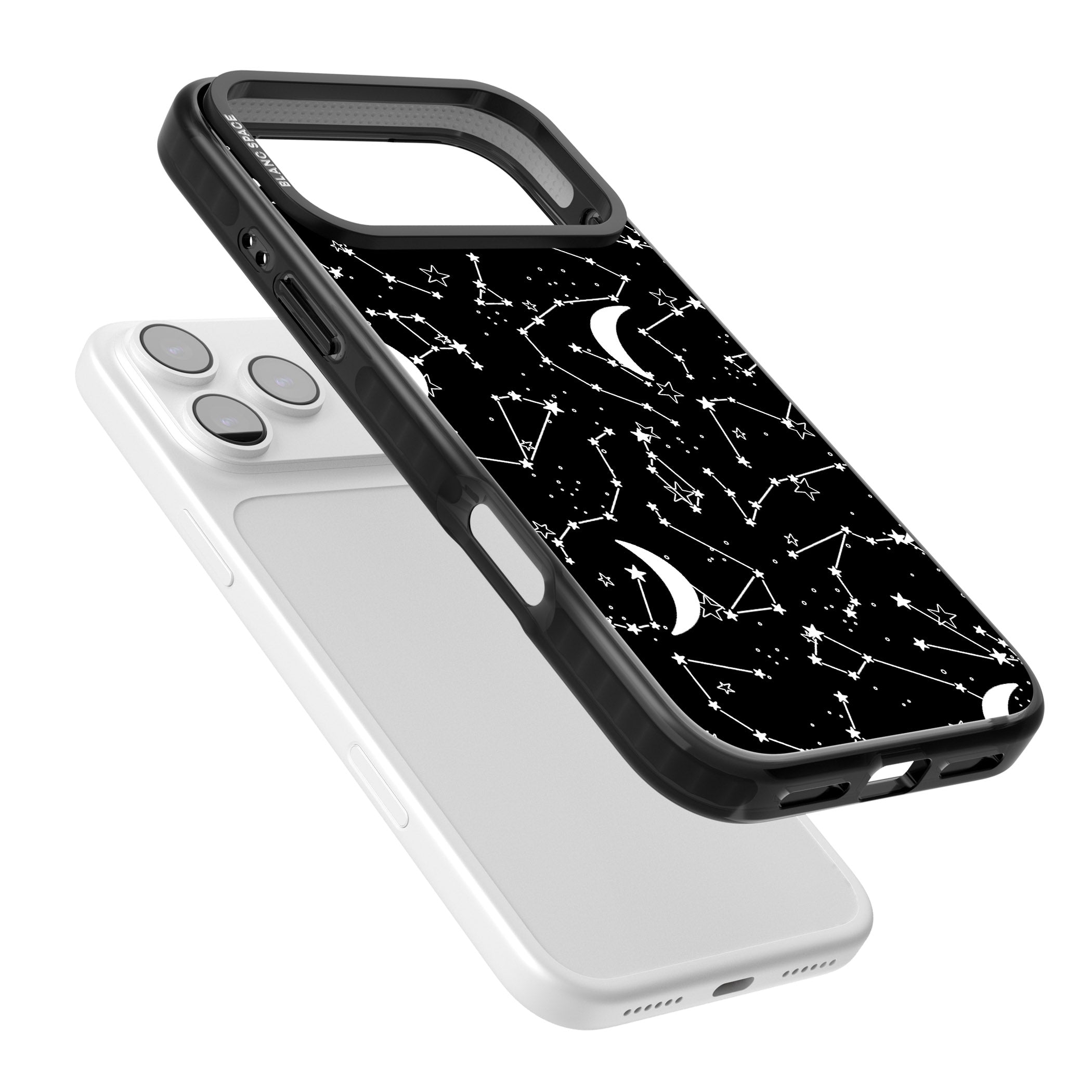 Black Celestial Constellations iPhone 17 Pro Max Impact Pro Black Phone Case Colours