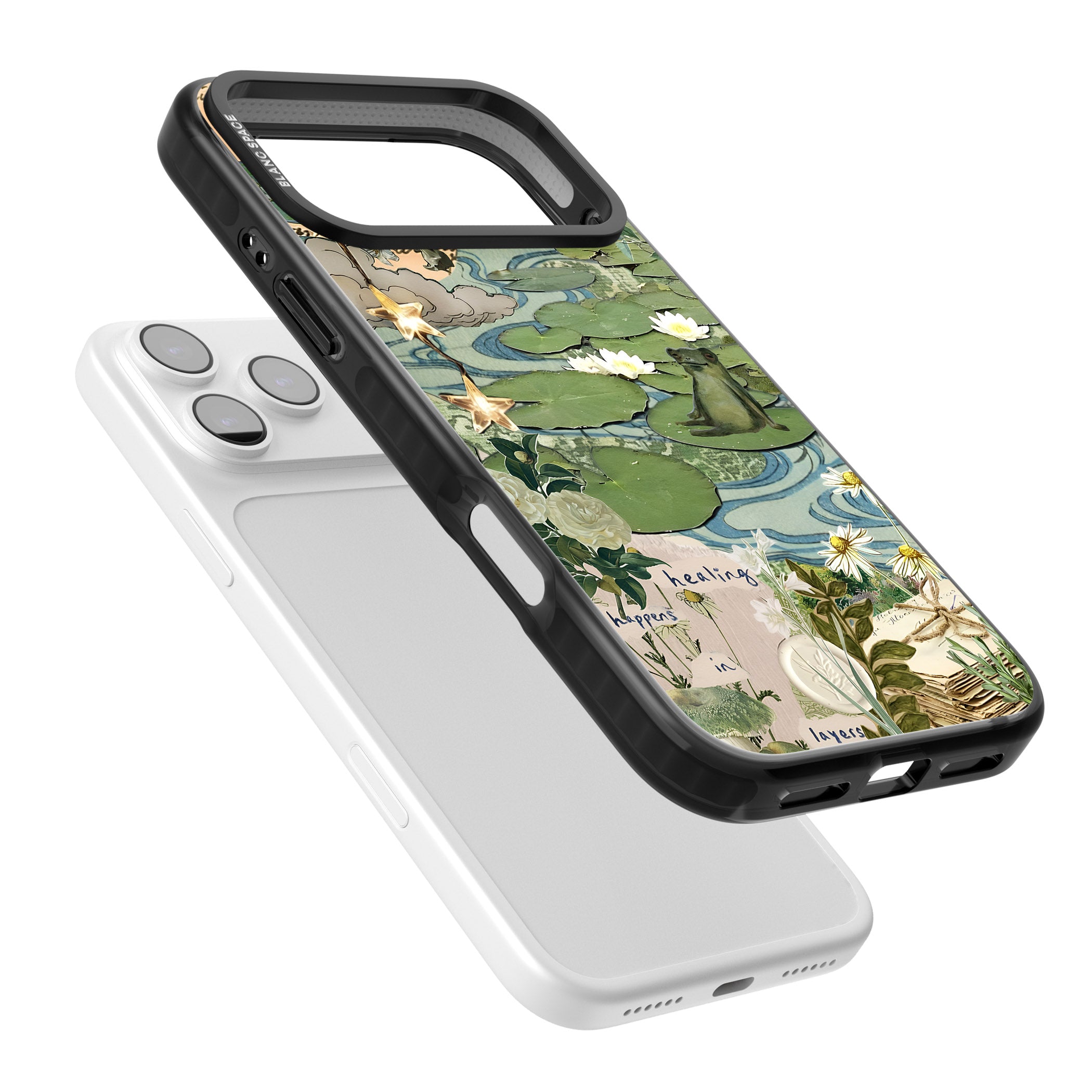 Lily Pad River iPhone 17 Pro Impact Pro Black Phone Case Colours