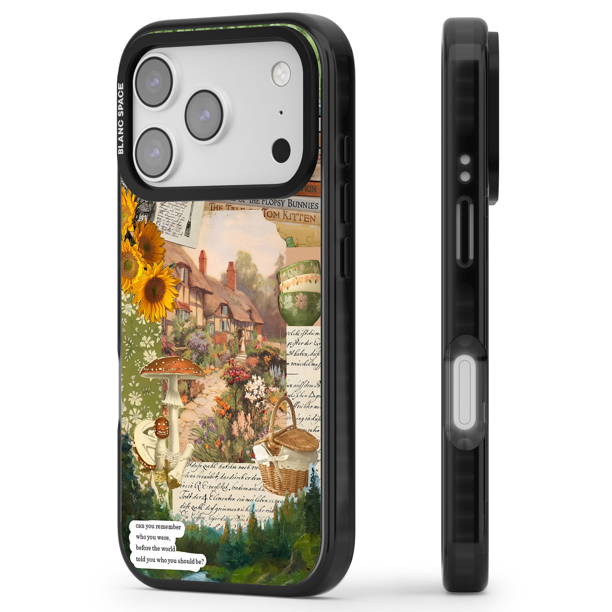 Bookworm iPhone 17 Pro Impact Pro Black Phone Case Side Profile