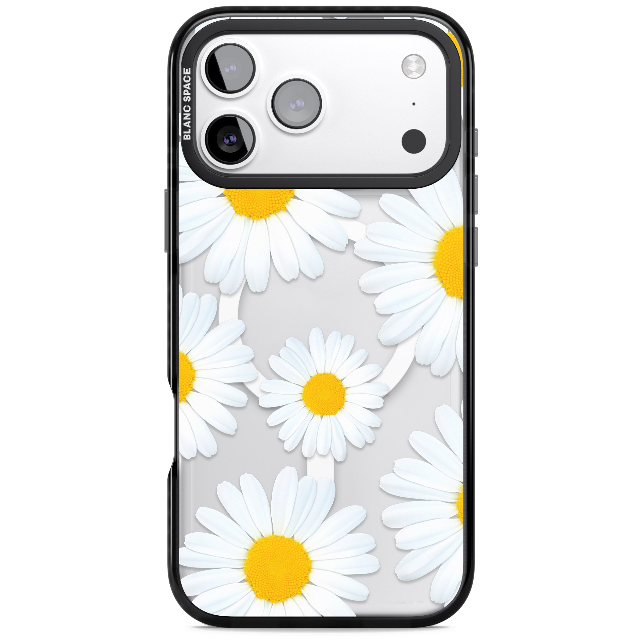 Summer Daisy iPhone 17 Pro Impact Pro Black Phone Case
