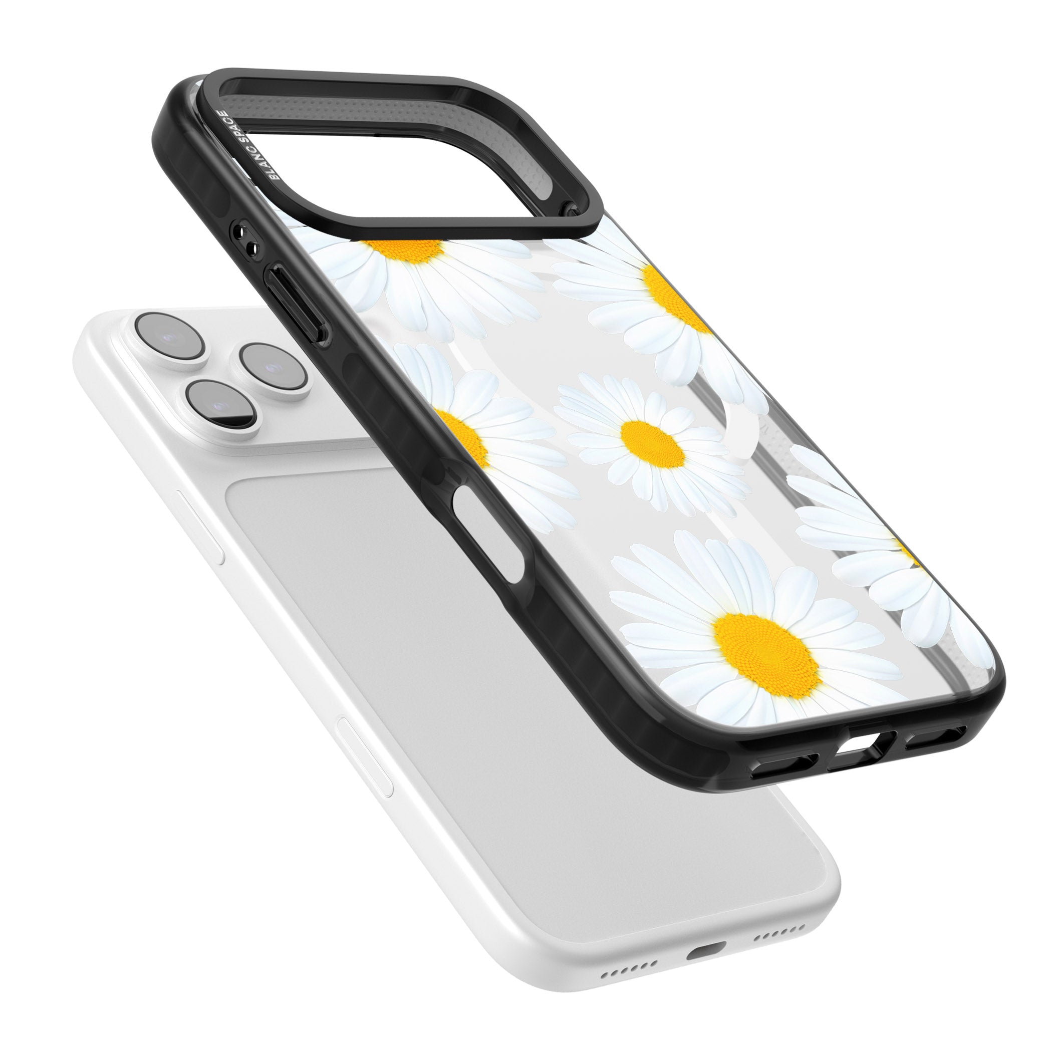 Summer Daisy iPhone 17 Pro Impact Pro Black Phone Case Colours