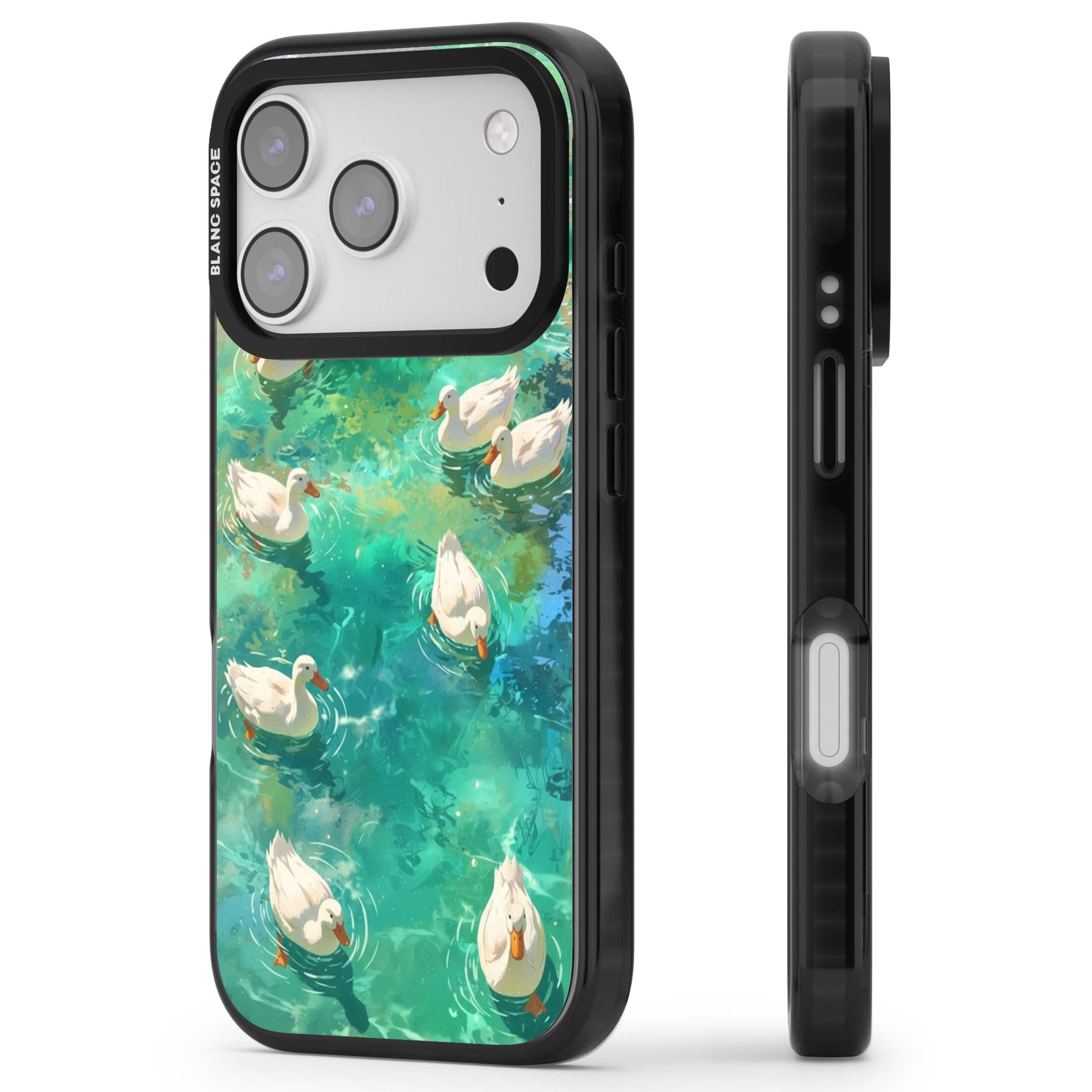 Ducks In The Pond for her iPhone case | Black Impact Magsafe case for iPhone 17 Pro, iPhone 17 Pro Max