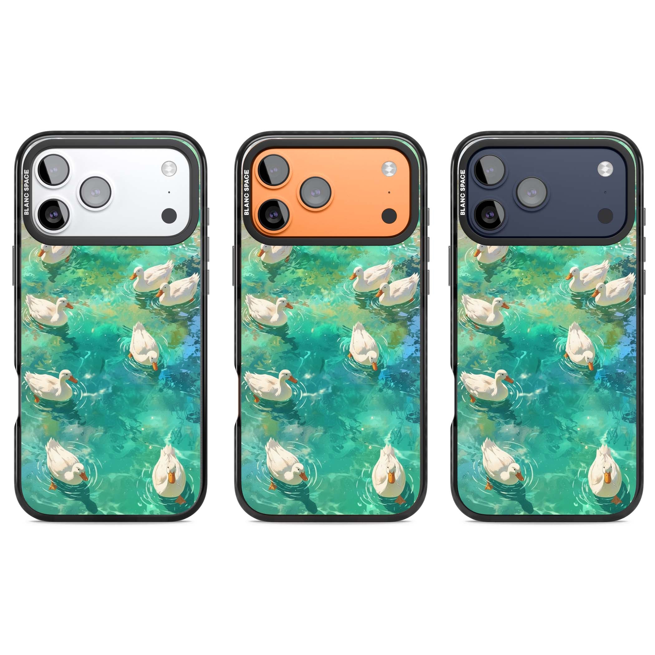 Ducks In The Pond for her iPhone case | Black Impact Magsafe case for iPhone 17 Pro, iPhone 17 Pro Max