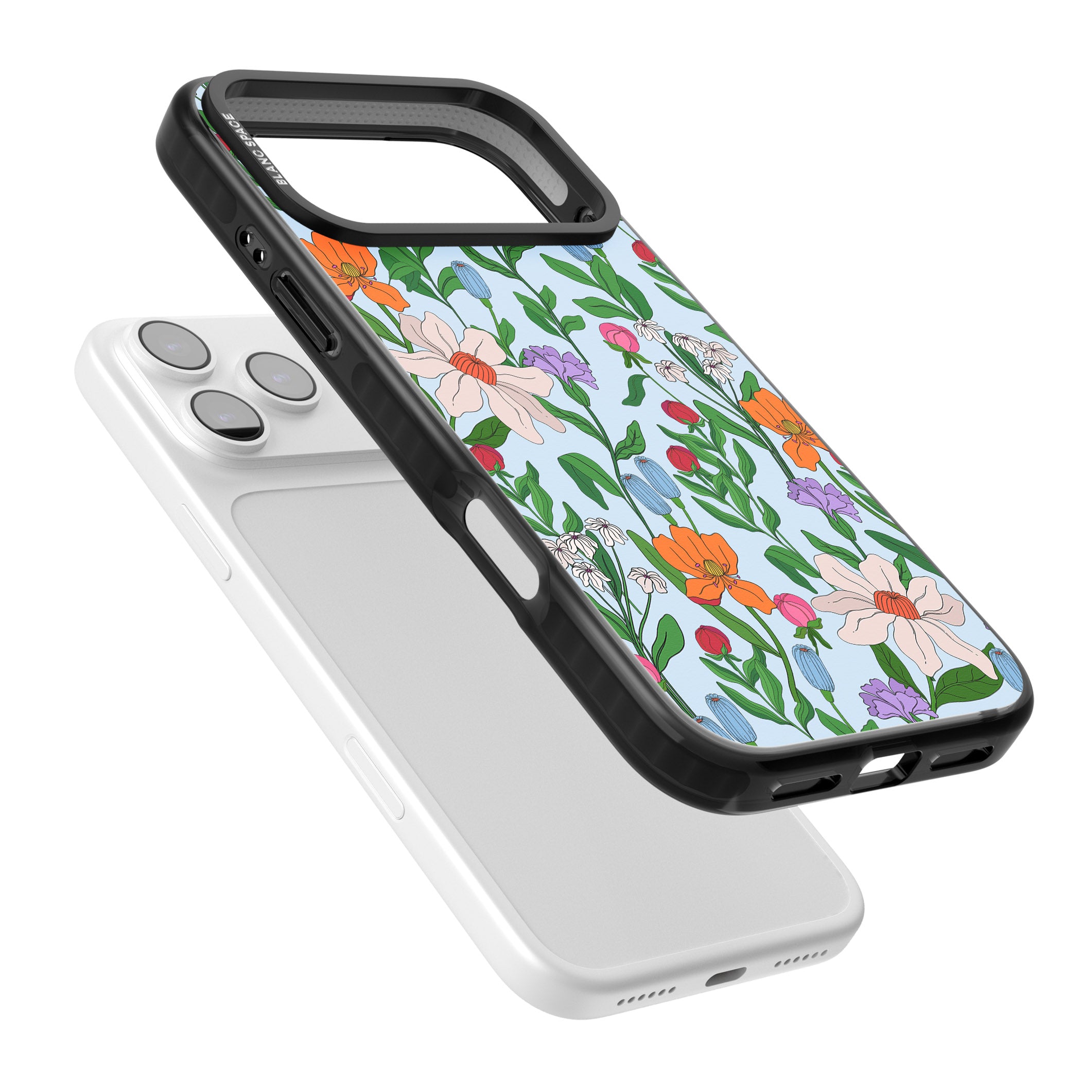 Full Bloom Background iPhone 17 Pro Impact Pro Black Phone Case Colours