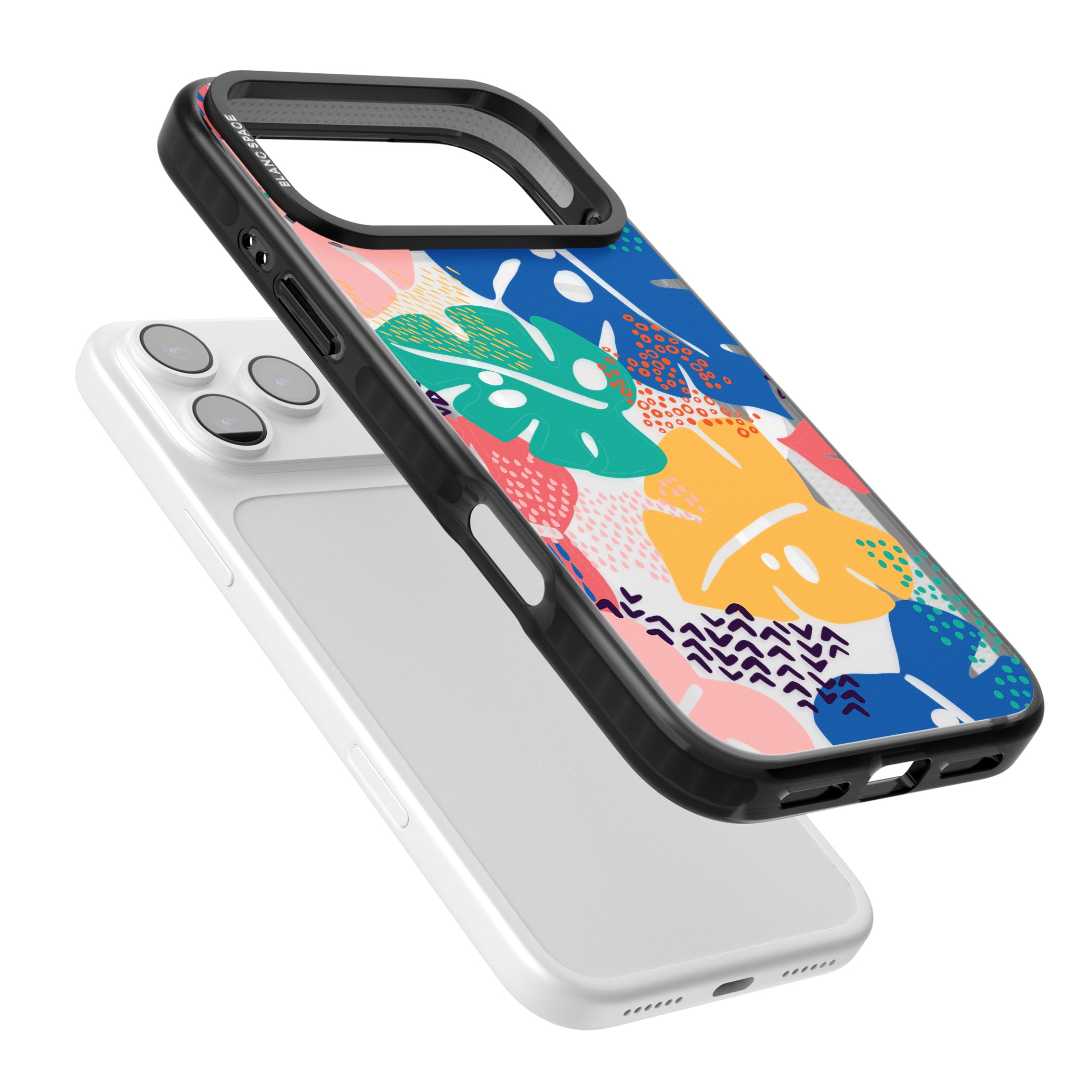 Vibrant Leaves iPhone 17 Pro Max Impact Pro Black Phone Case Colours