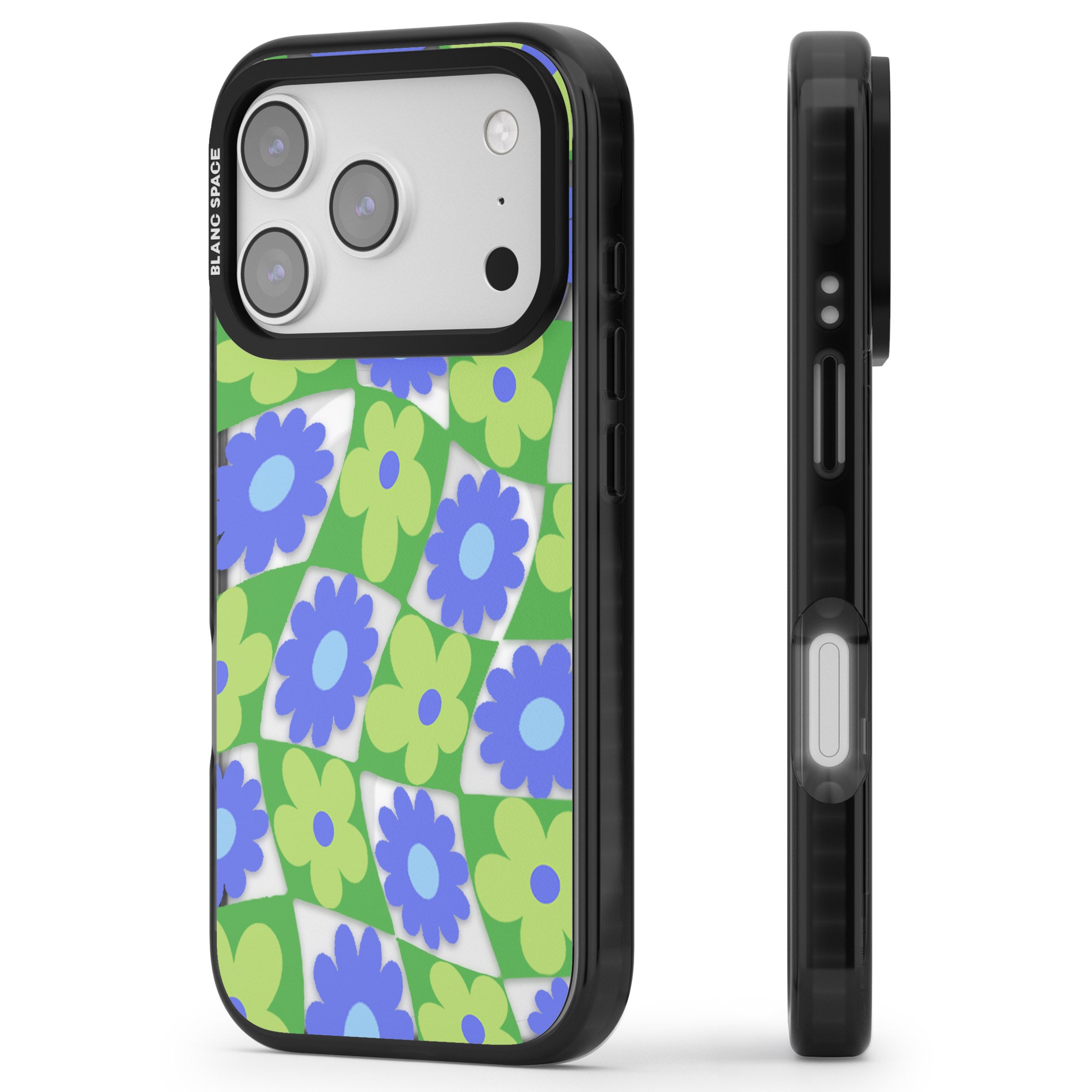 Garden Party iPhone 17 Pro Max Impact Pro Black Phone Case Side Profile