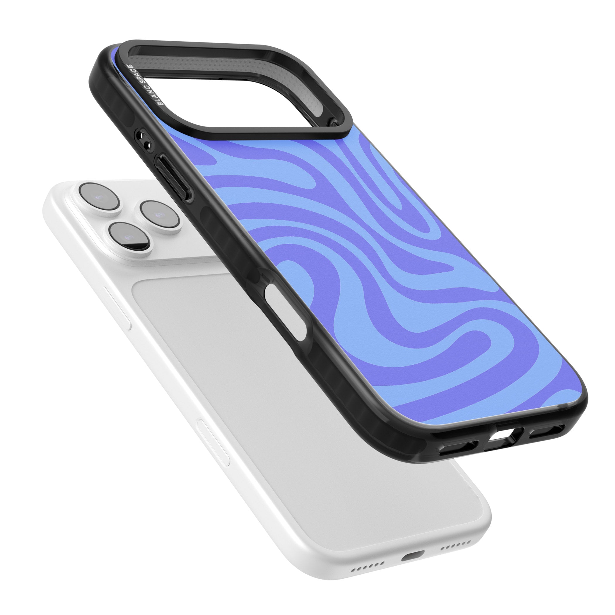 Tranquil Waves iPhone 17 Pro Impact Pro Black Phone Case Colours