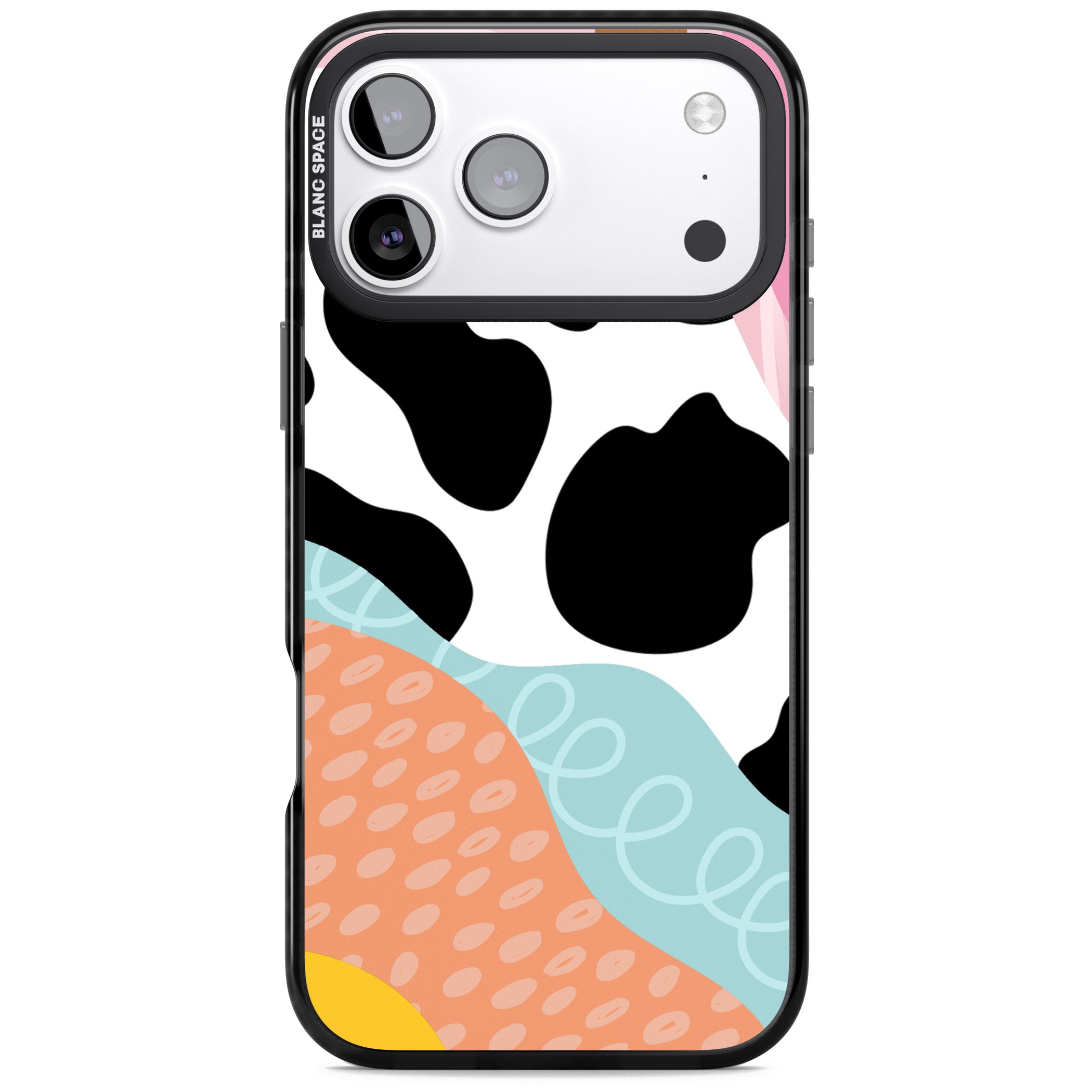 Abstract Elegance iPhone 17 Pro Impact Pro Black Phone Case