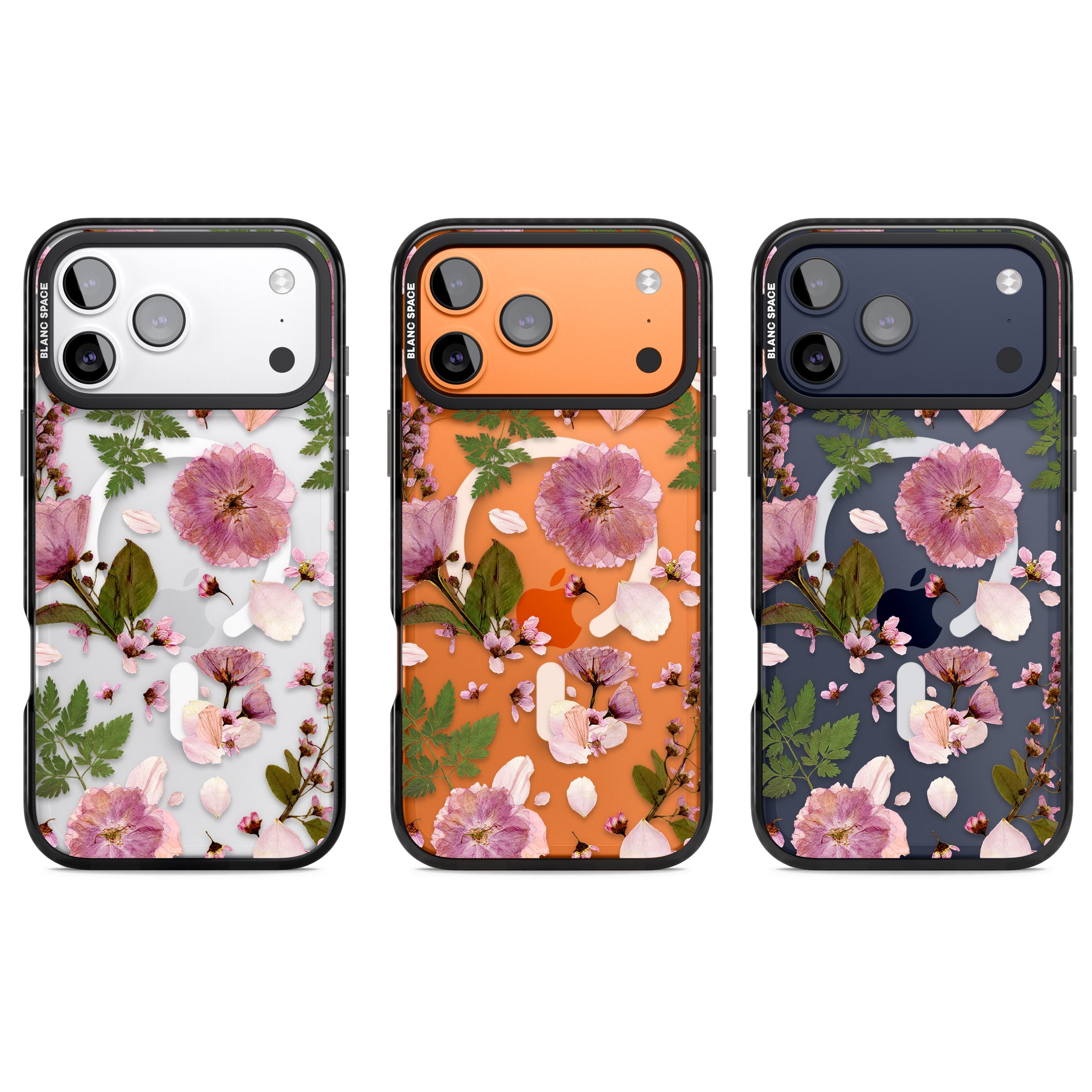Blossom Bouquet iPhone 17 Pro Impact Pro Black Phone Case APT Impact Protection