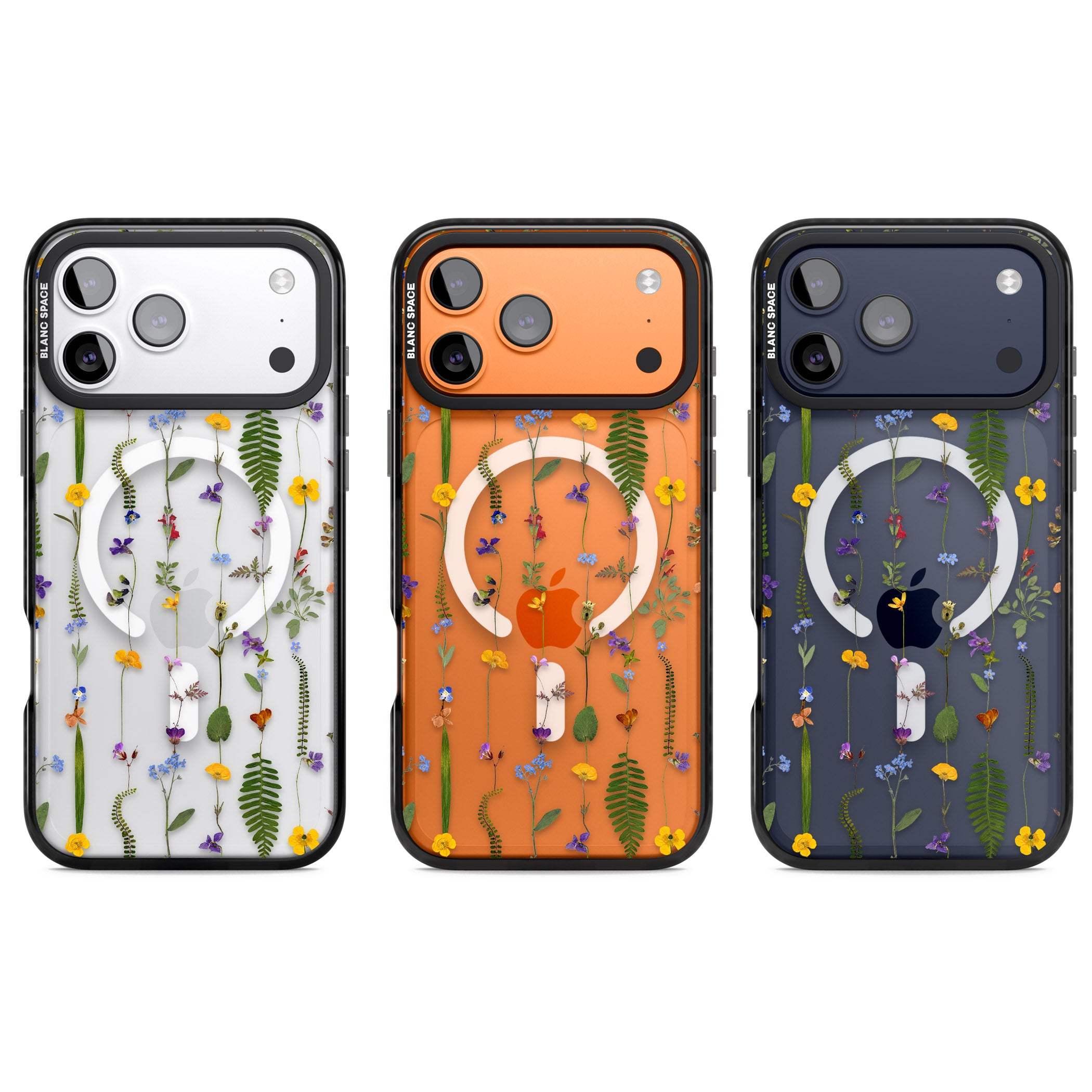 Wildflower Chain iPhone 17 Pro Impact Pro Black Phone Case APT Impact Protection