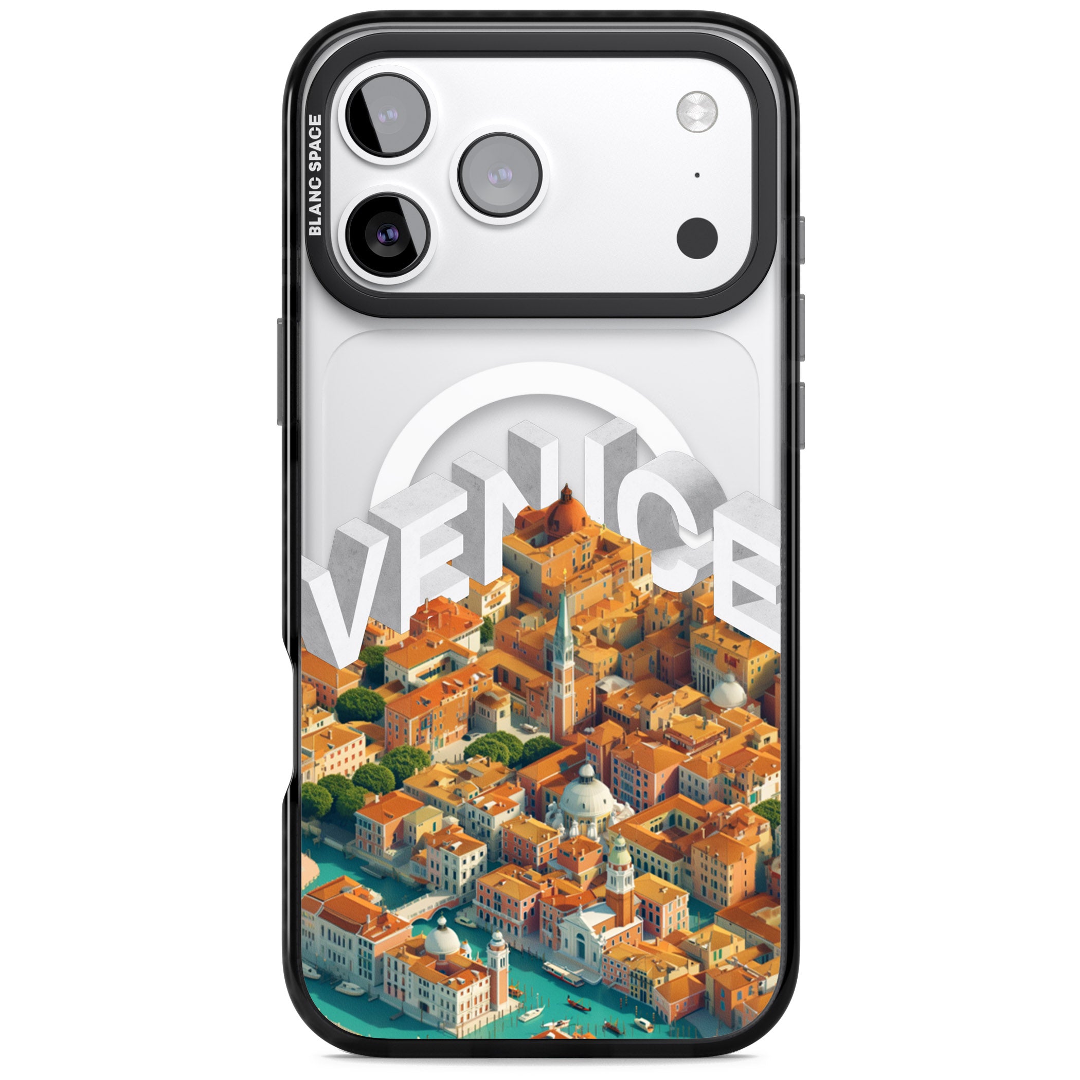 Venice iPhone 17 Pro Impact Pro Black Phone Case