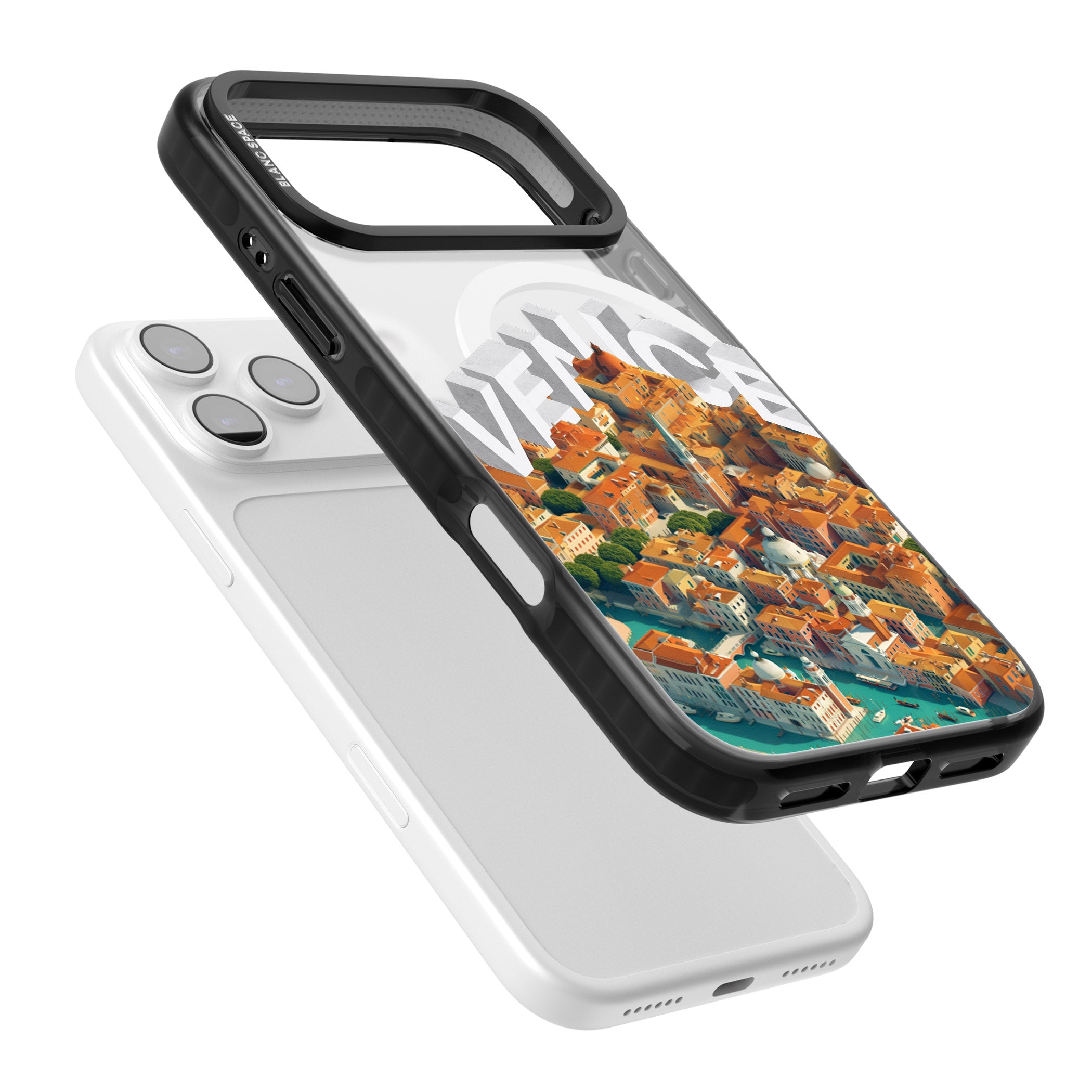 Venice iPhone 17 Pro Impact Pro Black Phone Case Colours