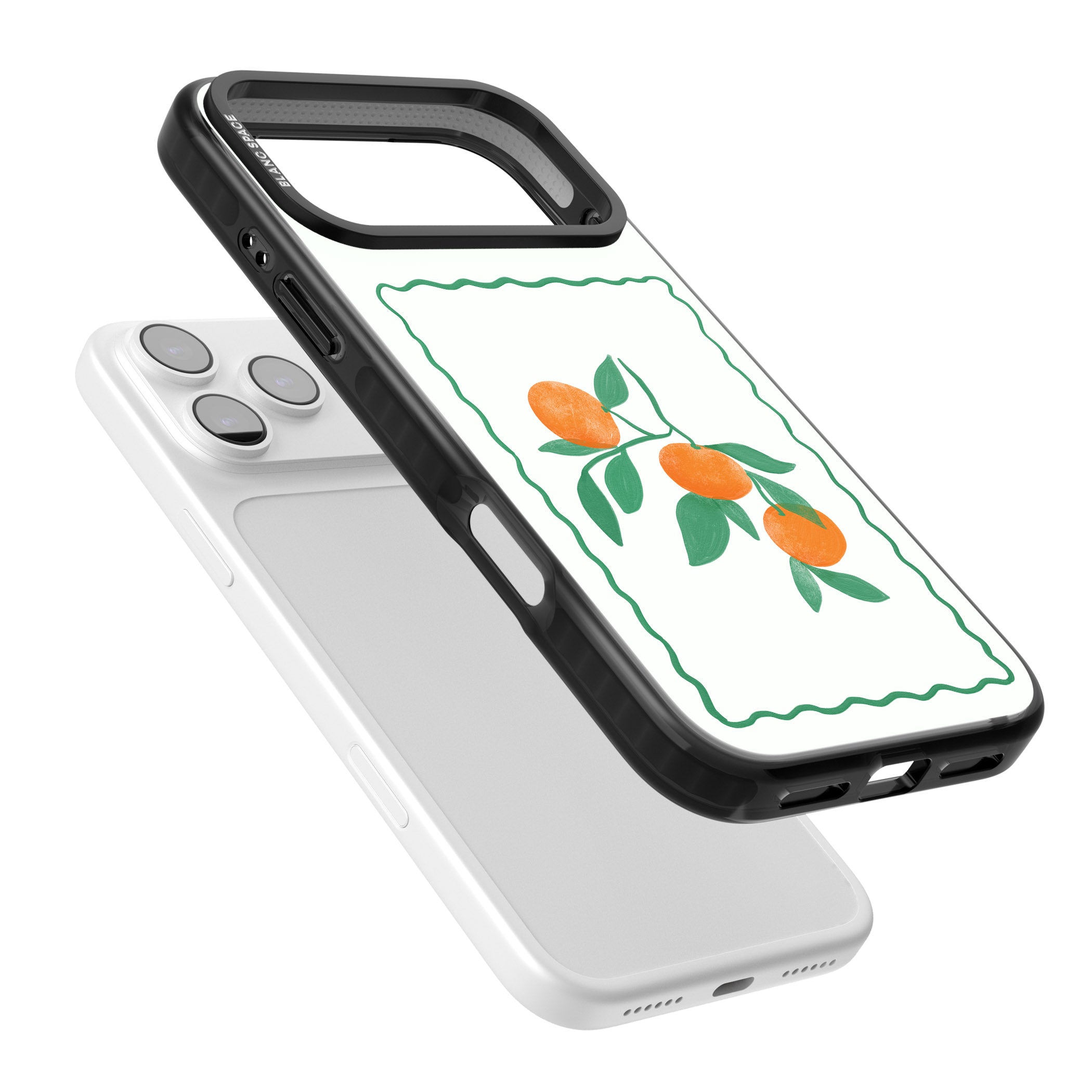 Italian Oranges iPhone 17 Pro Impact Pro Black Phone Case Colours