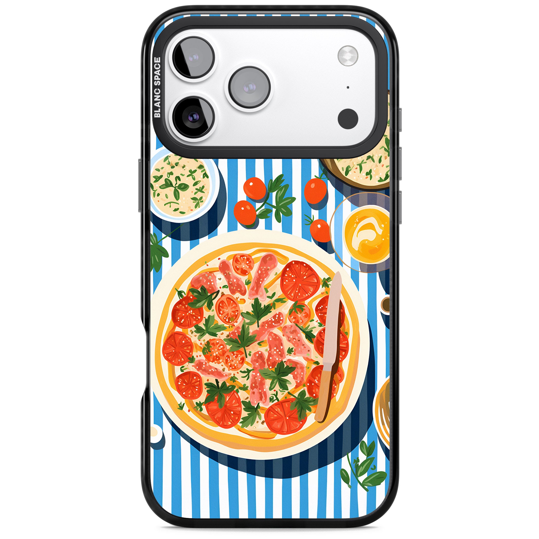 Italian Platter iPhone 17 Pro Impact Pro Black Phone Case