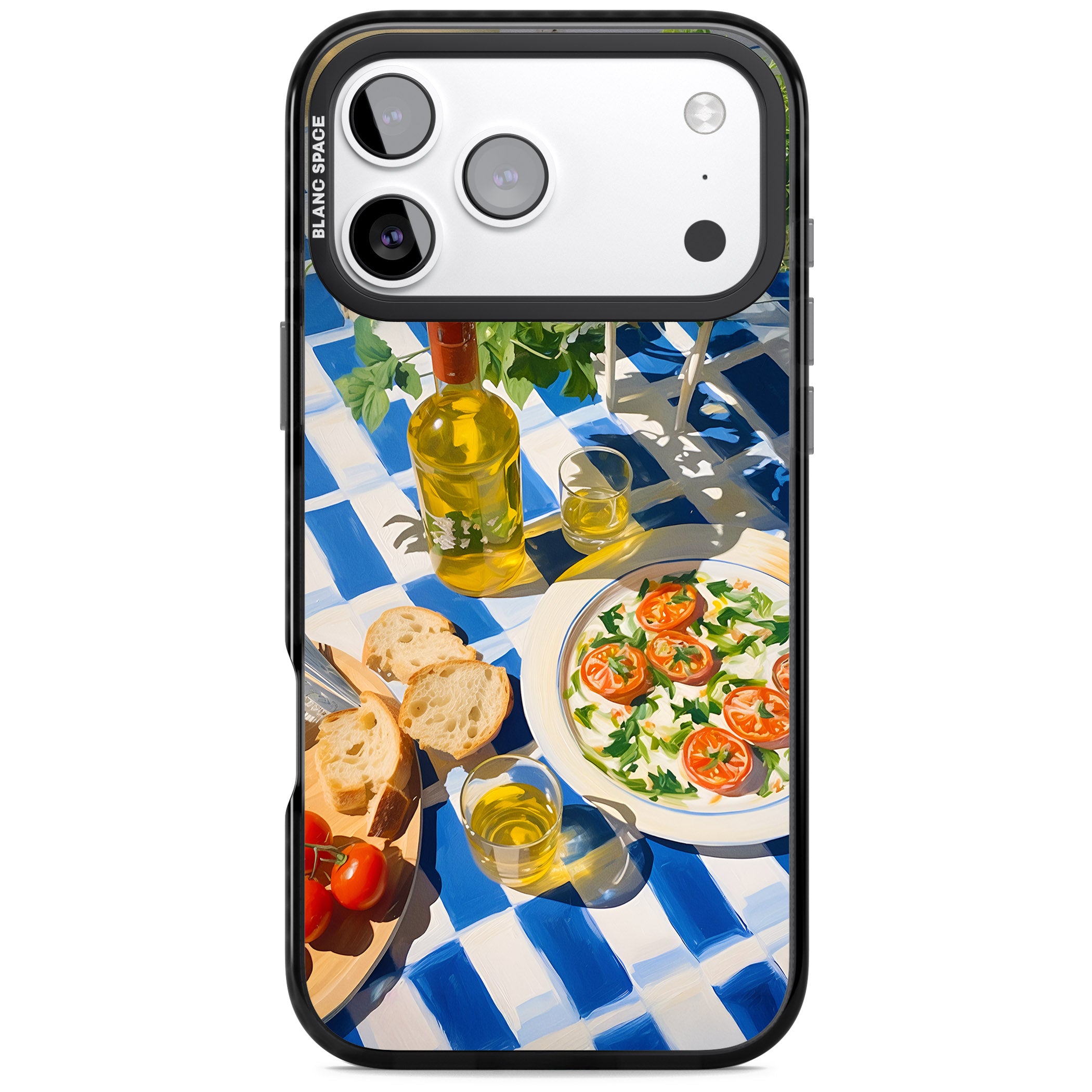 Caprese Salad iPhone 17 Pro Impact Pro Black Phone Case