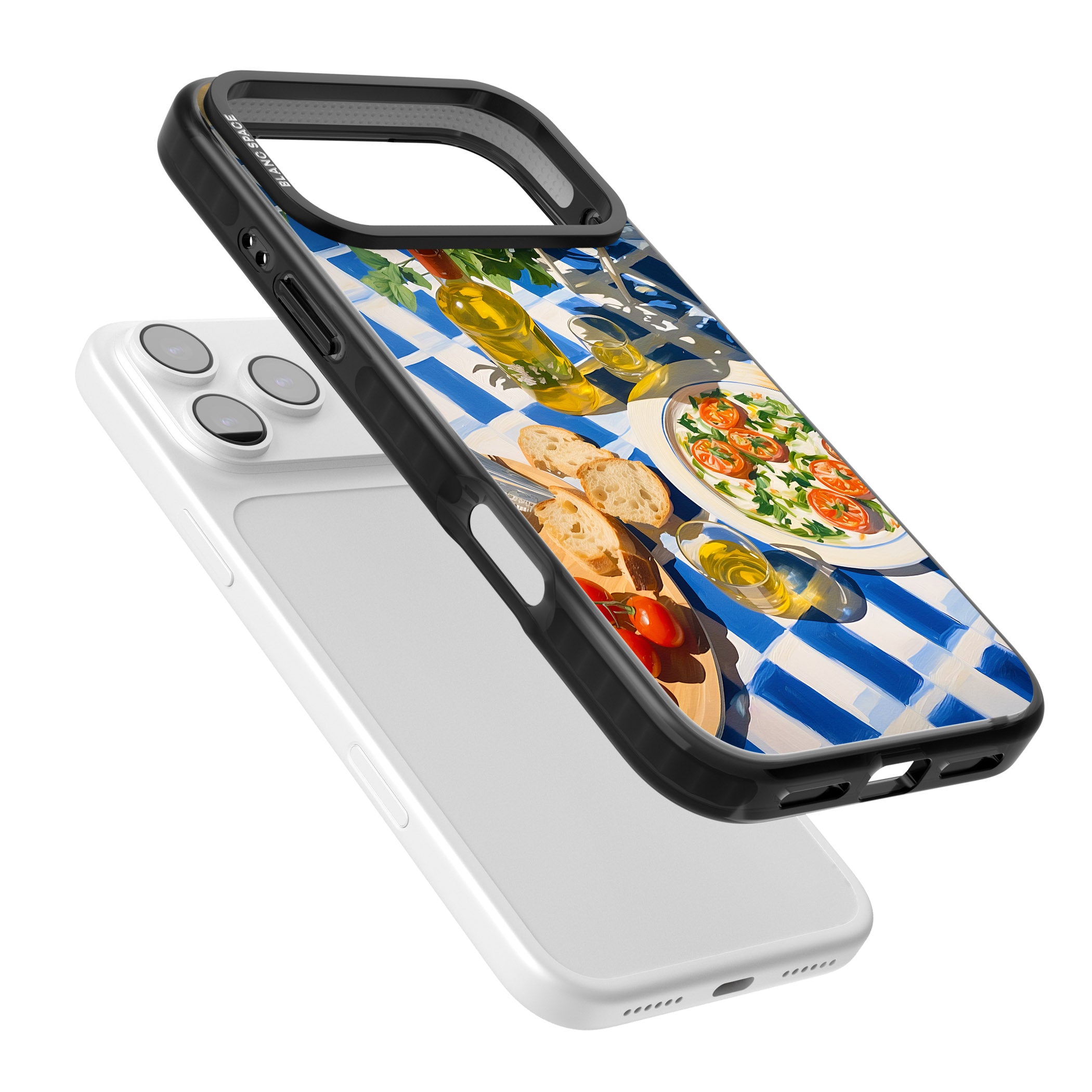 Caprese Salad iPhone 17 Pro Impact Pro Black Phone Case Colours